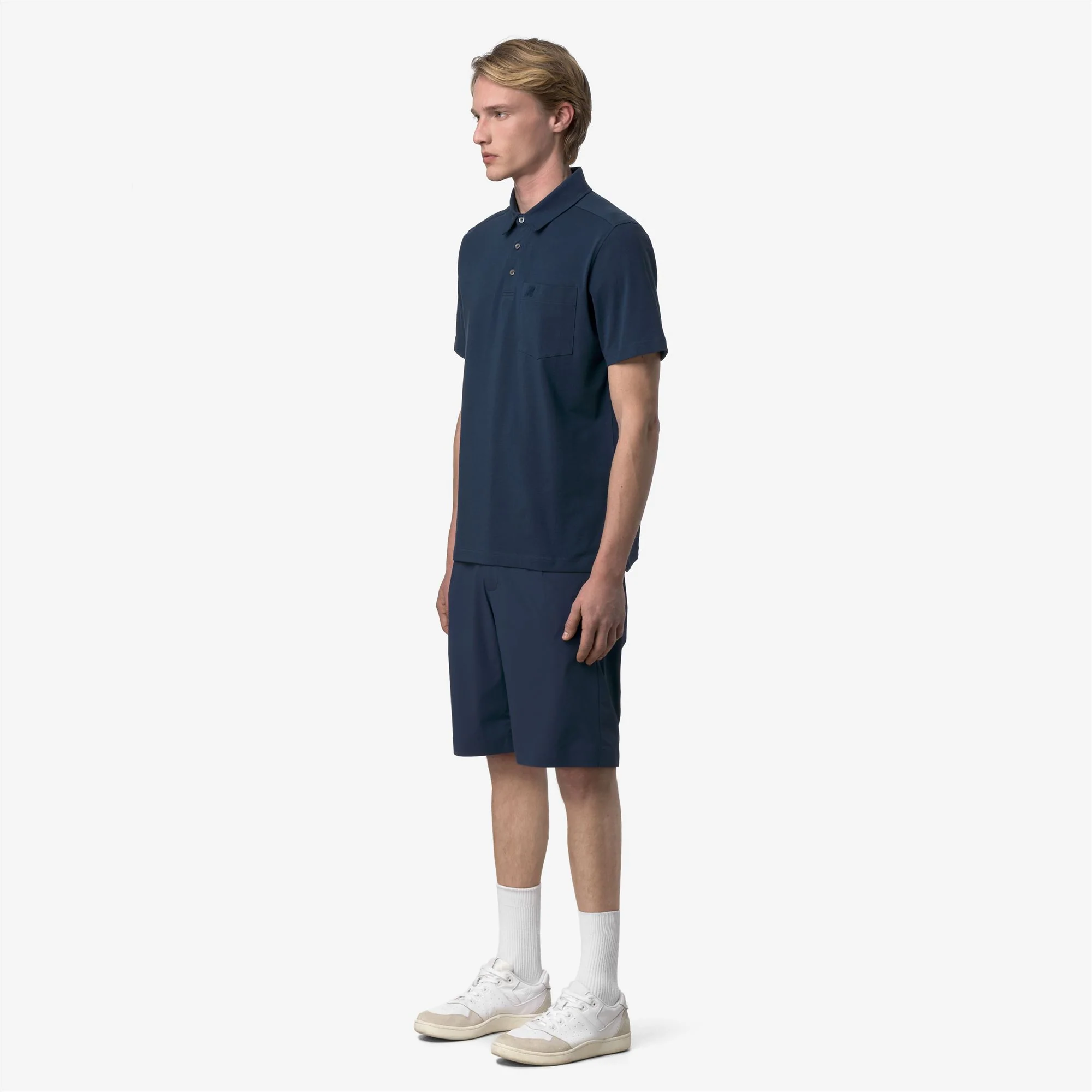 VANOINE LIGHT STRETCH JERSEY - Polo Shirts - Polo - Man - BLUE INSIGNIA - Image 4