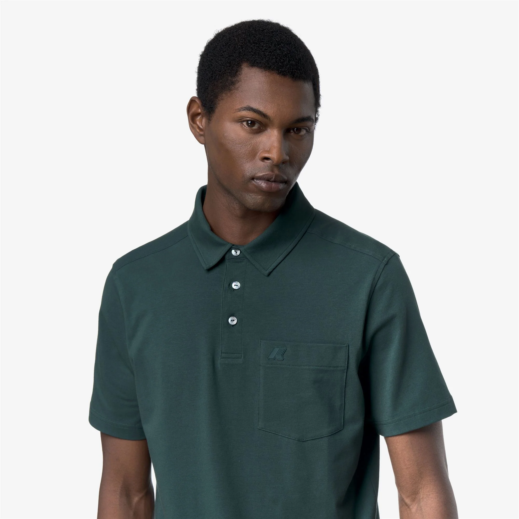 VANOINE LIGHT STRETCH JERSEY - Polo Shirts - Polo - Man - GREEN DK JUNGLE - Image 2