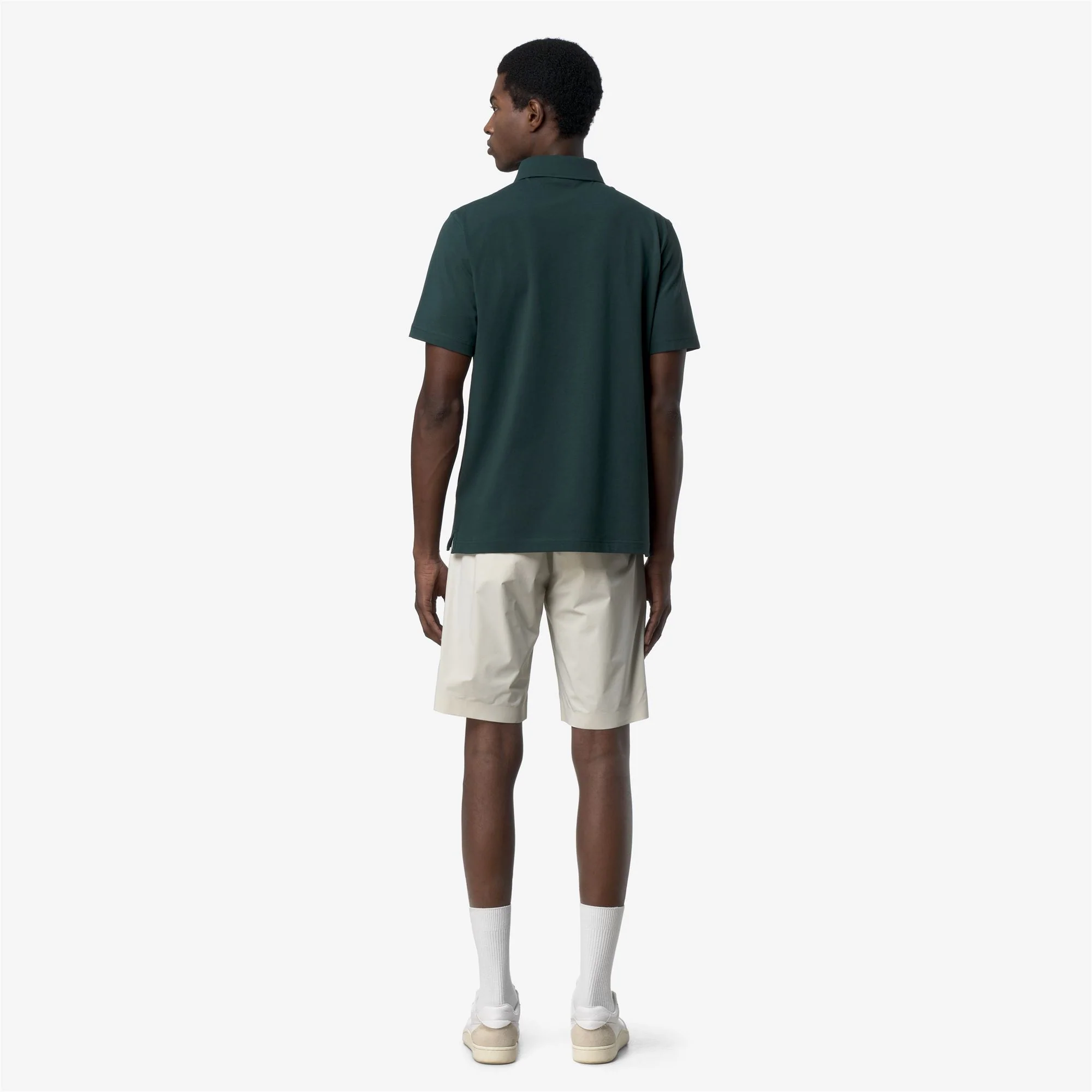 VANOINE LIGHT STRETCH JERSEY - Polo Shirts - Polo - Man - GREEN DK JUNGLE - Image 5