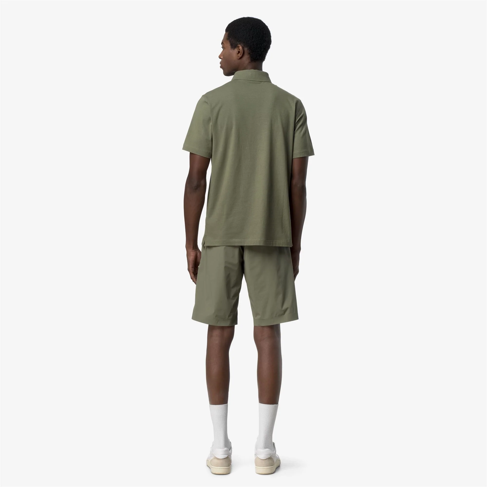 VANOINE LIGHT STRETCH JERSEY - Polo Shirts - Polo - Man - GREEN LICHEN - Image 5