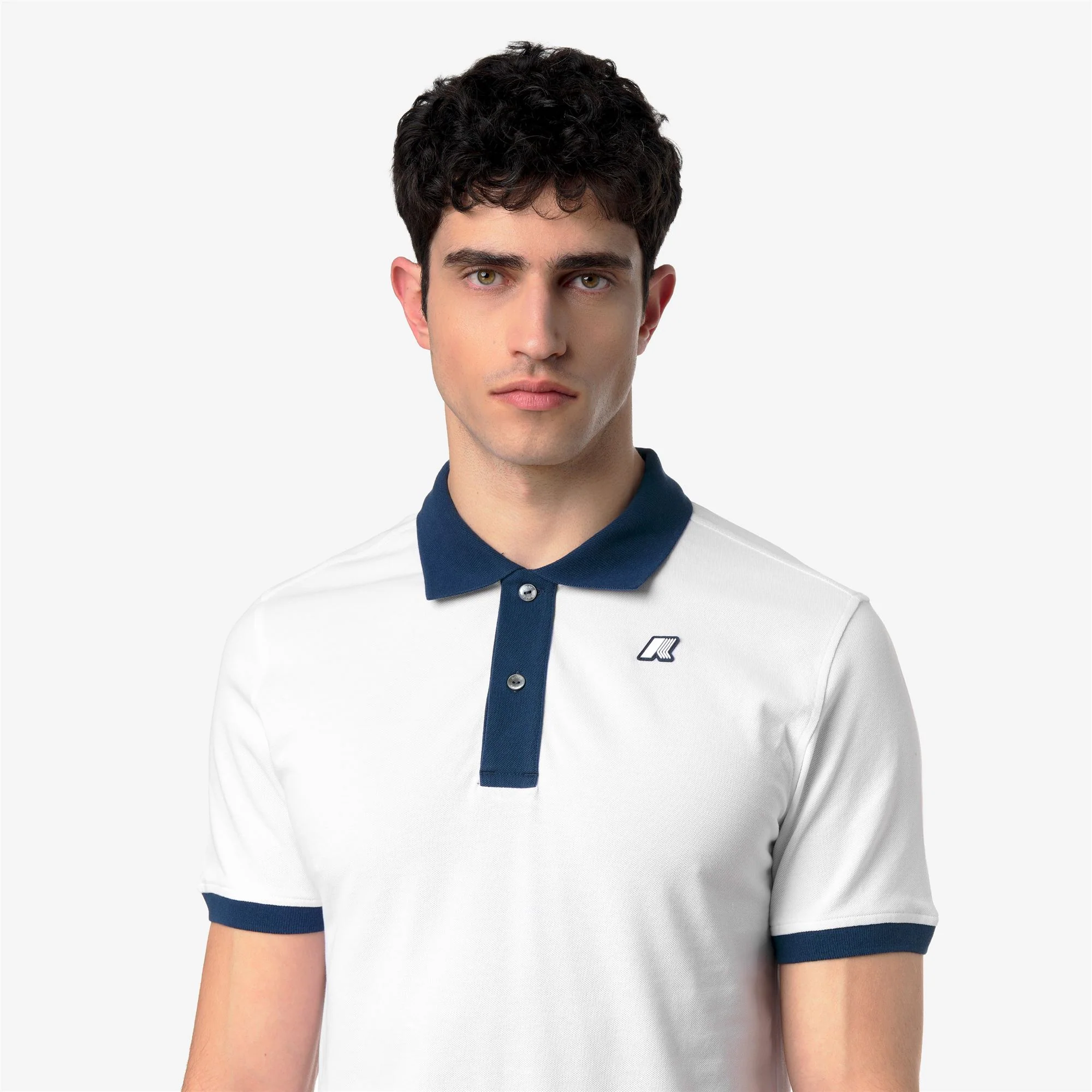 VIC-VORMIR PIQUE - Polo Shirts - Polo - Man - WHITE-BLUE INSIGNIA - Image 2