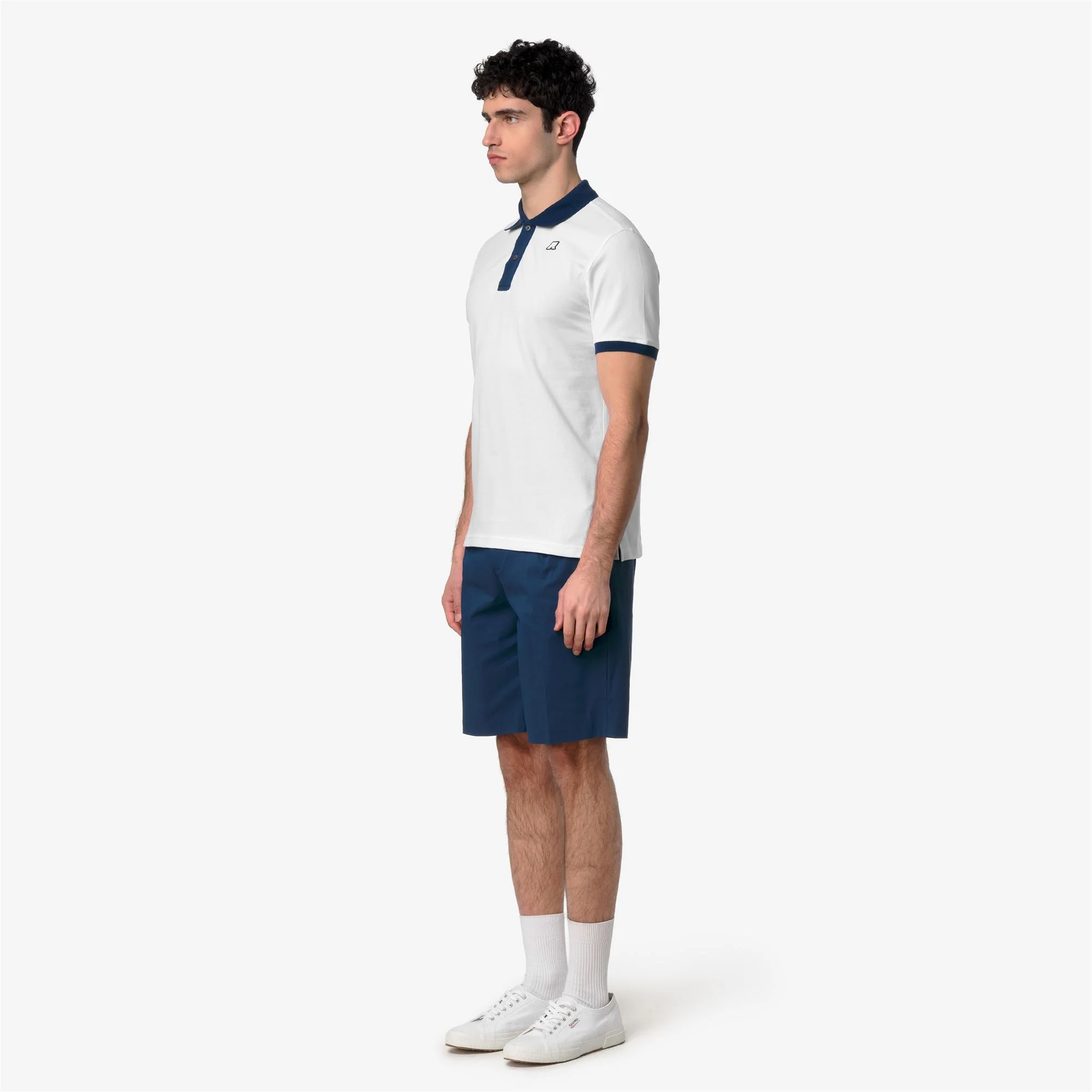 VIC-VORMIR PIQUE - Polo Shirts - Polo - Man - WHITE-BLUE INSIGNIA - Image 4
