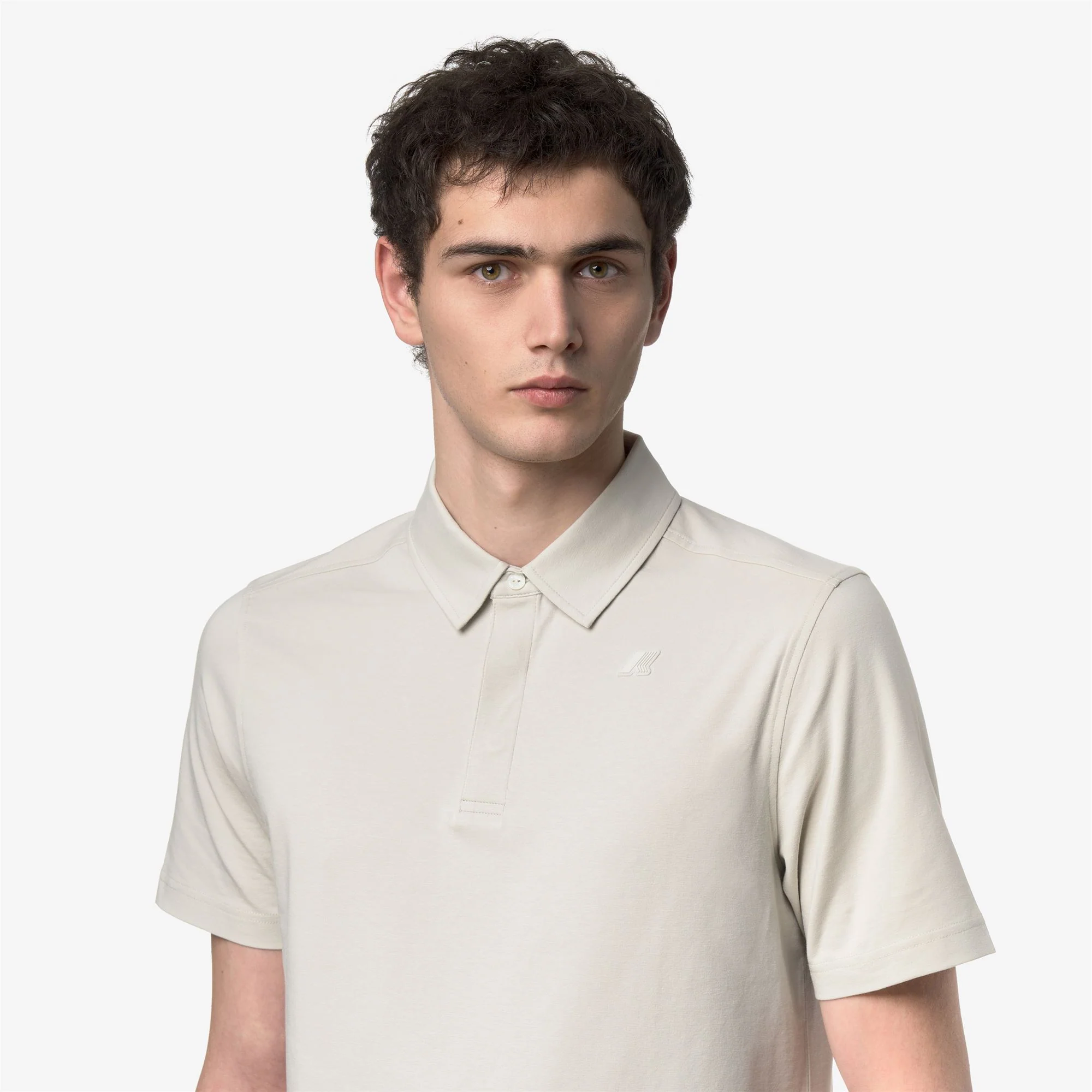 VIGGO LT STRETCH JERSEY SLIM - Polo Shirts - Polo - Man - BEIGE LT - Image 2