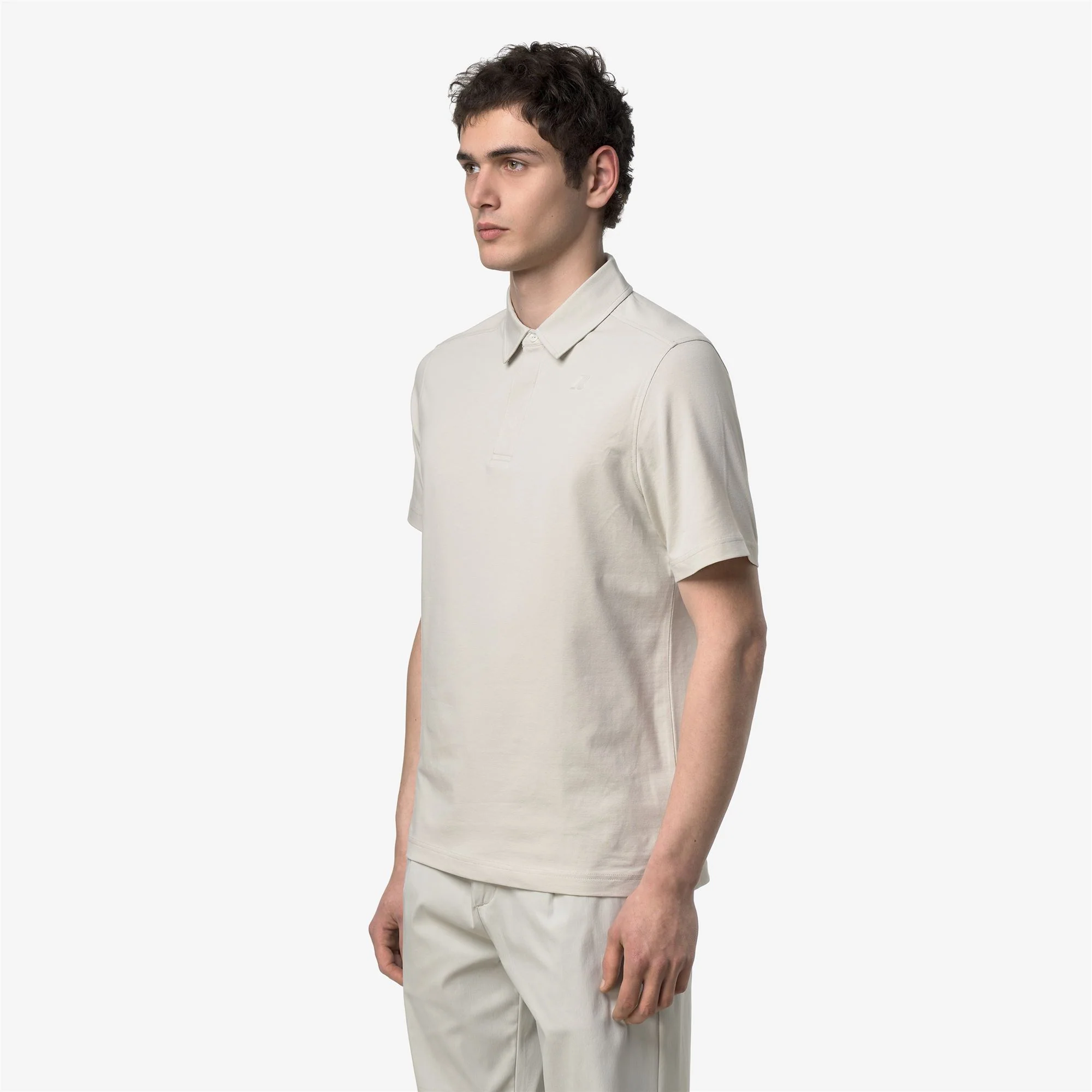 VIGGO LT STRETCH JERSEY SLIM - Polo Shirts - Polo - Man - BEIGE LT - Image 4