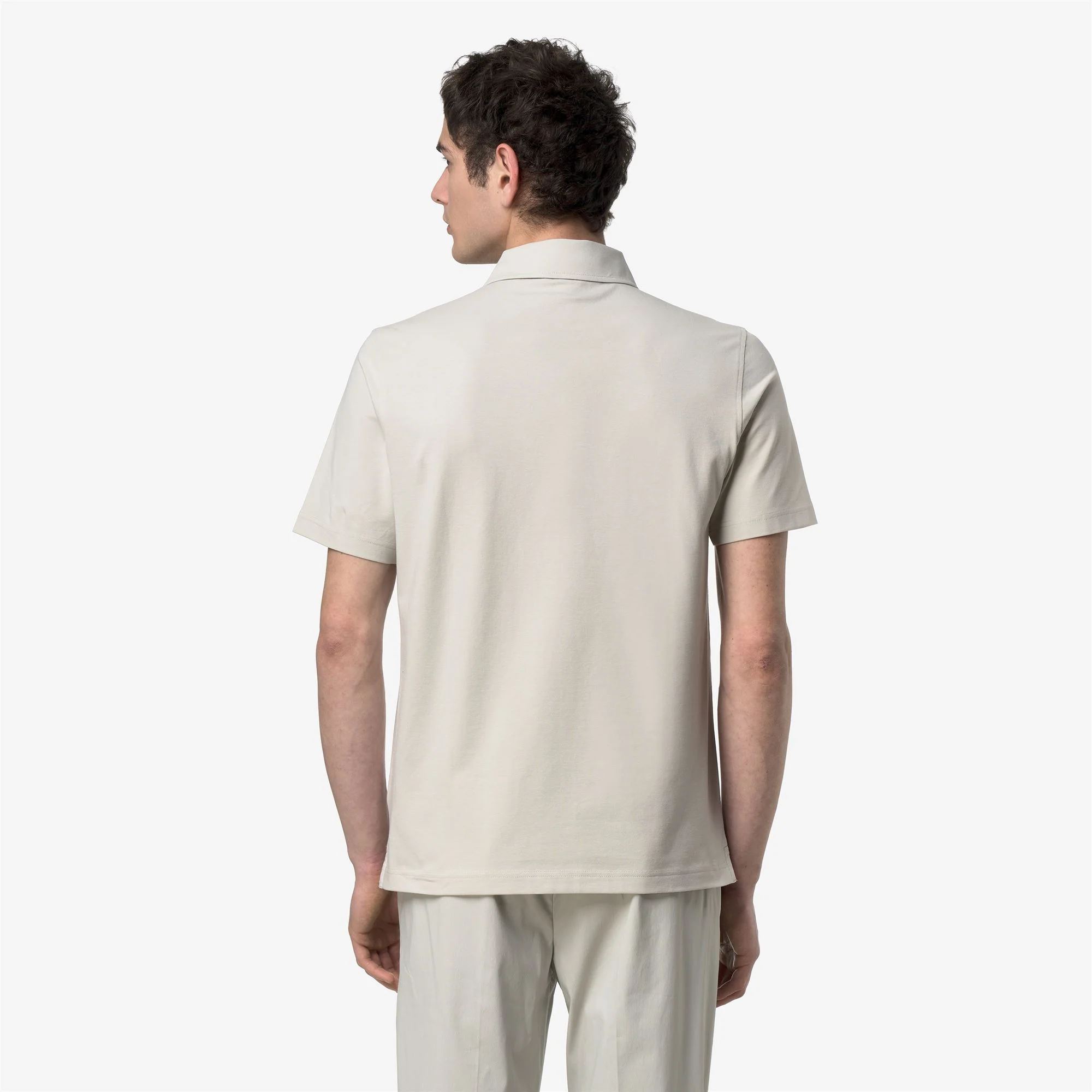 VIGGO LT STRETCH JERSEY SLIM - Polo Shirts - Polo - Man - BEIGE LT - Image 5