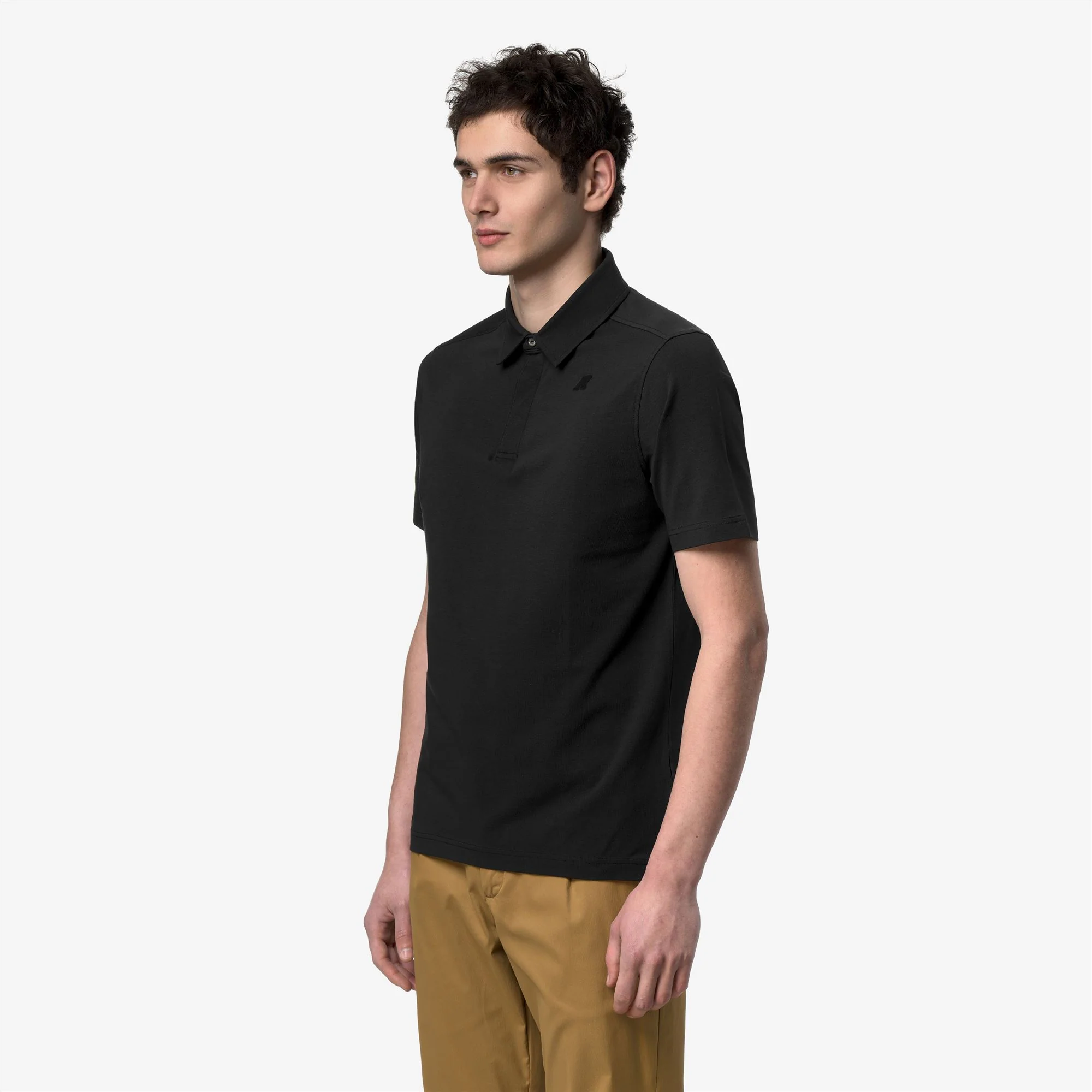 VIGGO LT STRETCH JERSEY SLIM - Polo Shirts - Polo - Man - BLACK PURE - Image 4
