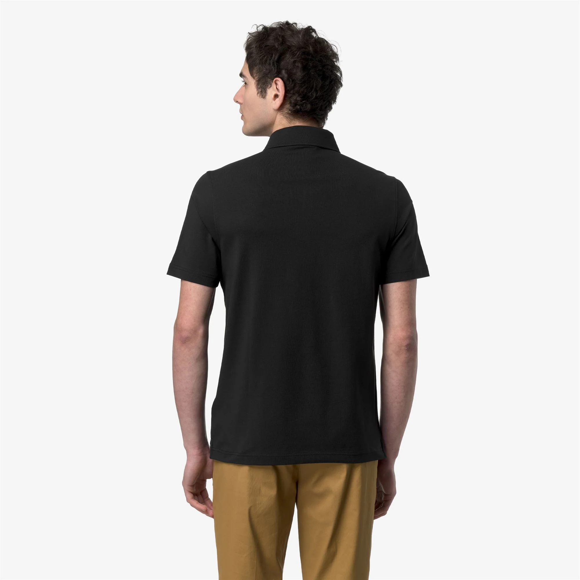 VIGGO LT STRETCH JERSEY SLIM - Polo Shirts - Polo - Man - BLACK PURE - Image 5