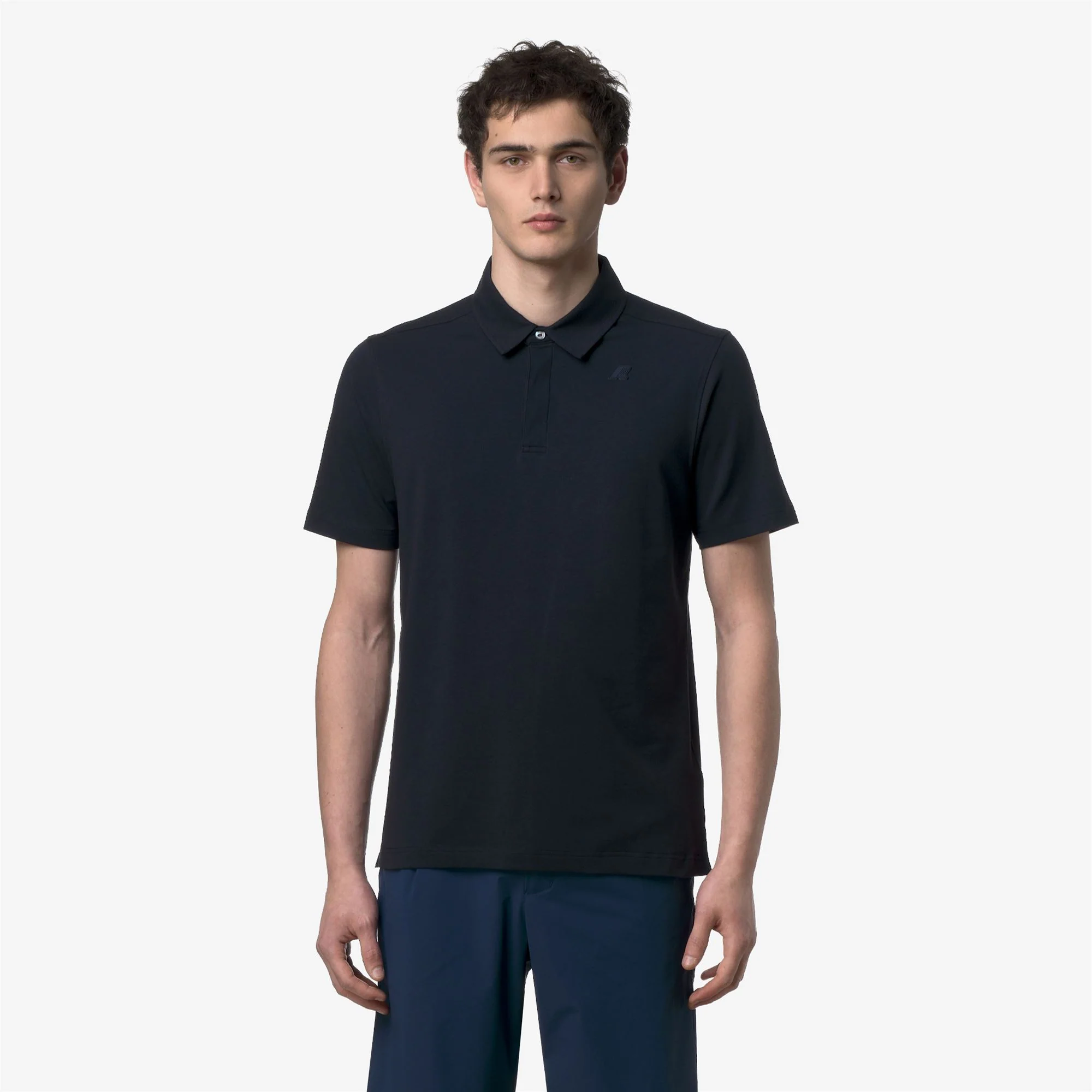 VIGGO LT STRETCH JERSEY SLIM - Polo Shirts - Polo - Man - BLUE DEPTH - Image 3