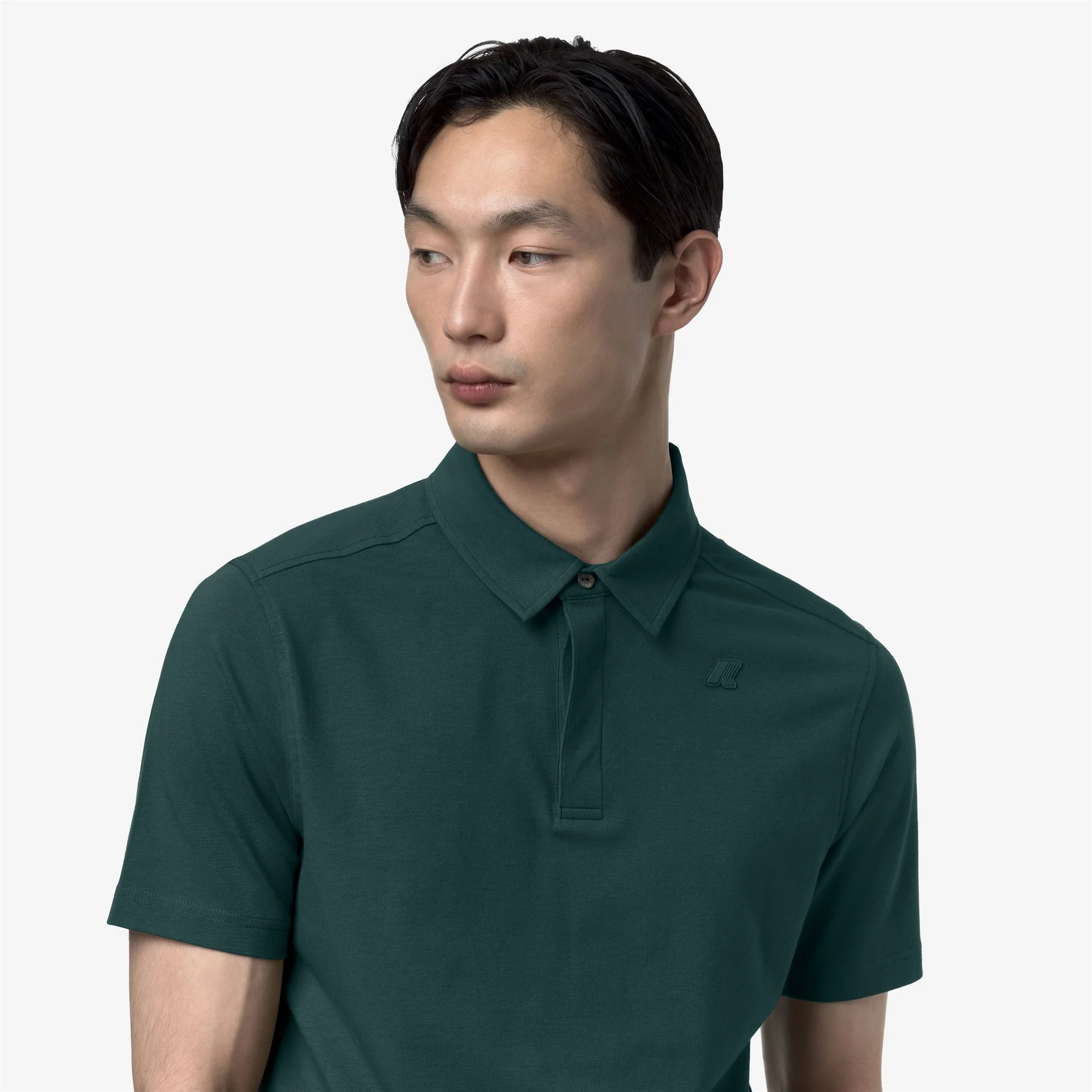 VIGGO LT STRETCH JERSEY SLIM - Polo Shirts - Polo - Man - GREEN DK JUNGLE - Image 2