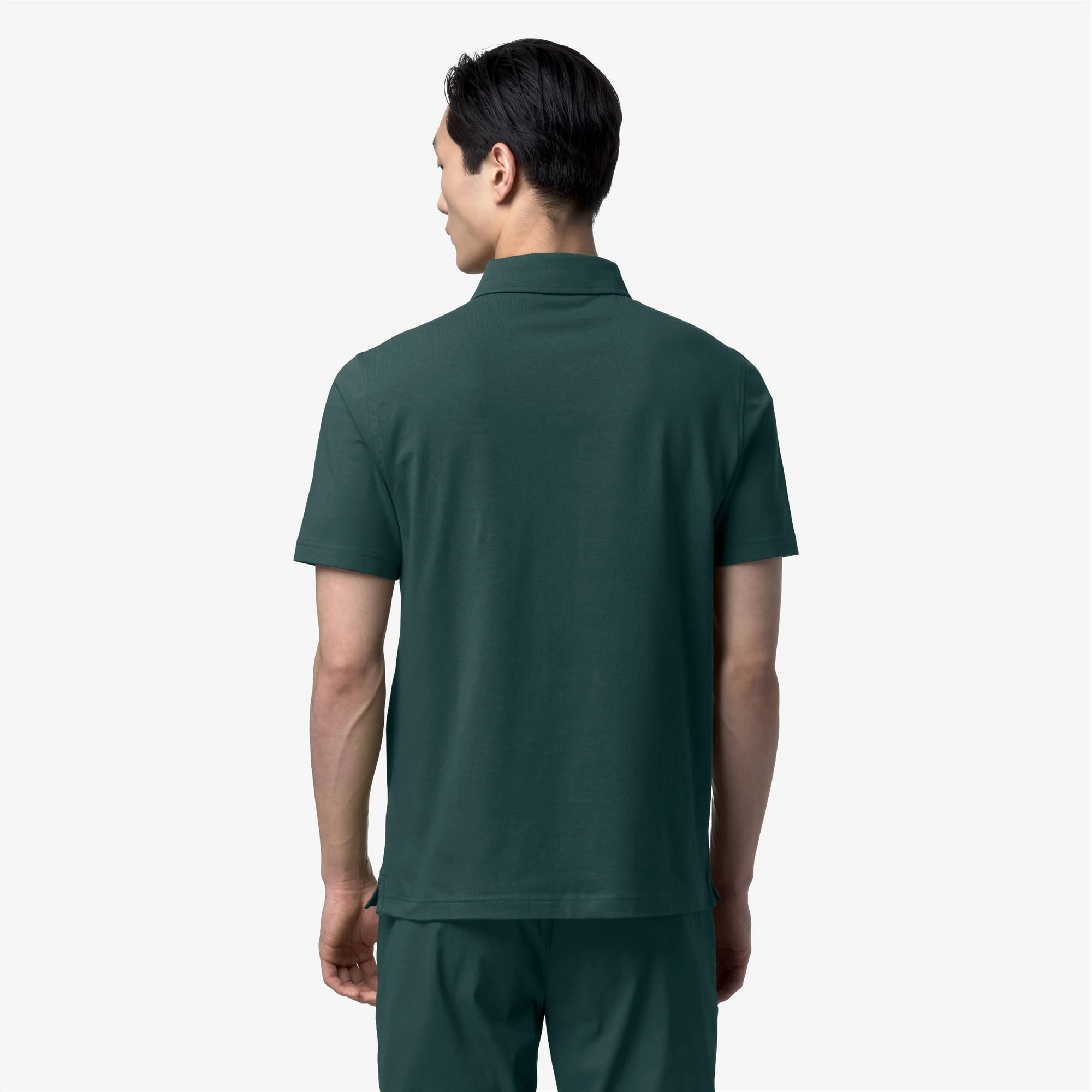 VIGGO LT STRETCH JERSEY SLIM - Polo Shirts - Polo - Man - GREEN DK JUNGLE - Image 5