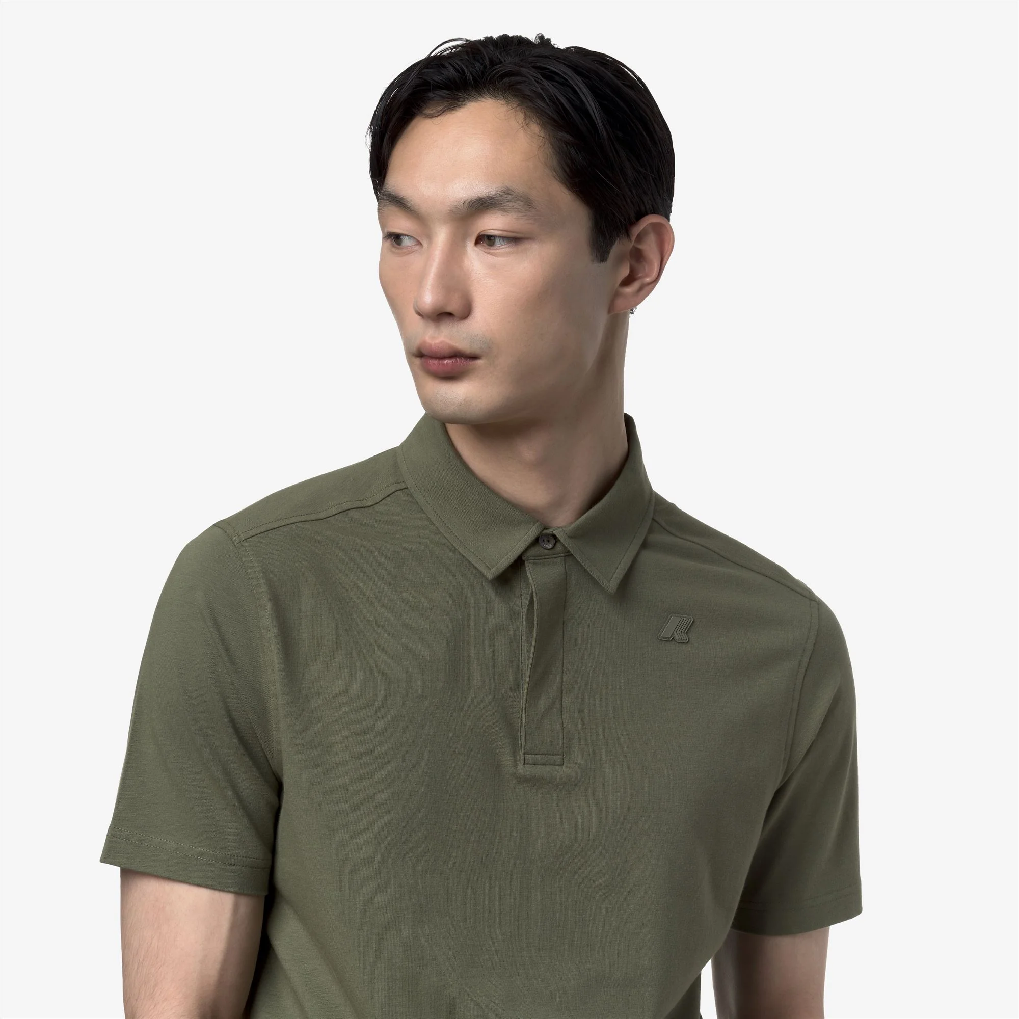 VIGGO LT STRETCH JERSEY SLIM - Polo Shirts - Polo - Man - GREEN LICHEN - Image 2