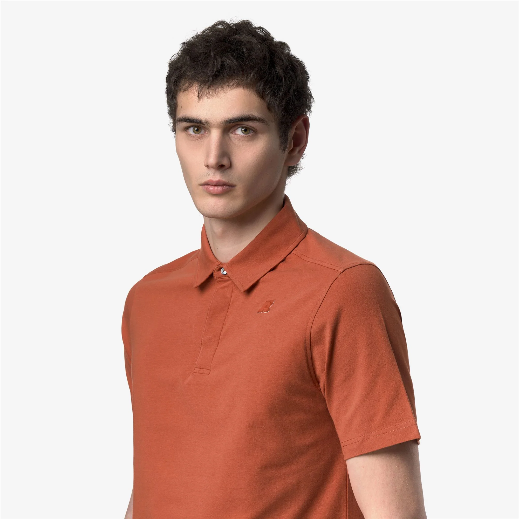 VIGGO LT STRETCH JERSEY SLIM - Polo Shirts - Polo - Man - ORANGE BROWNISH - Image 2