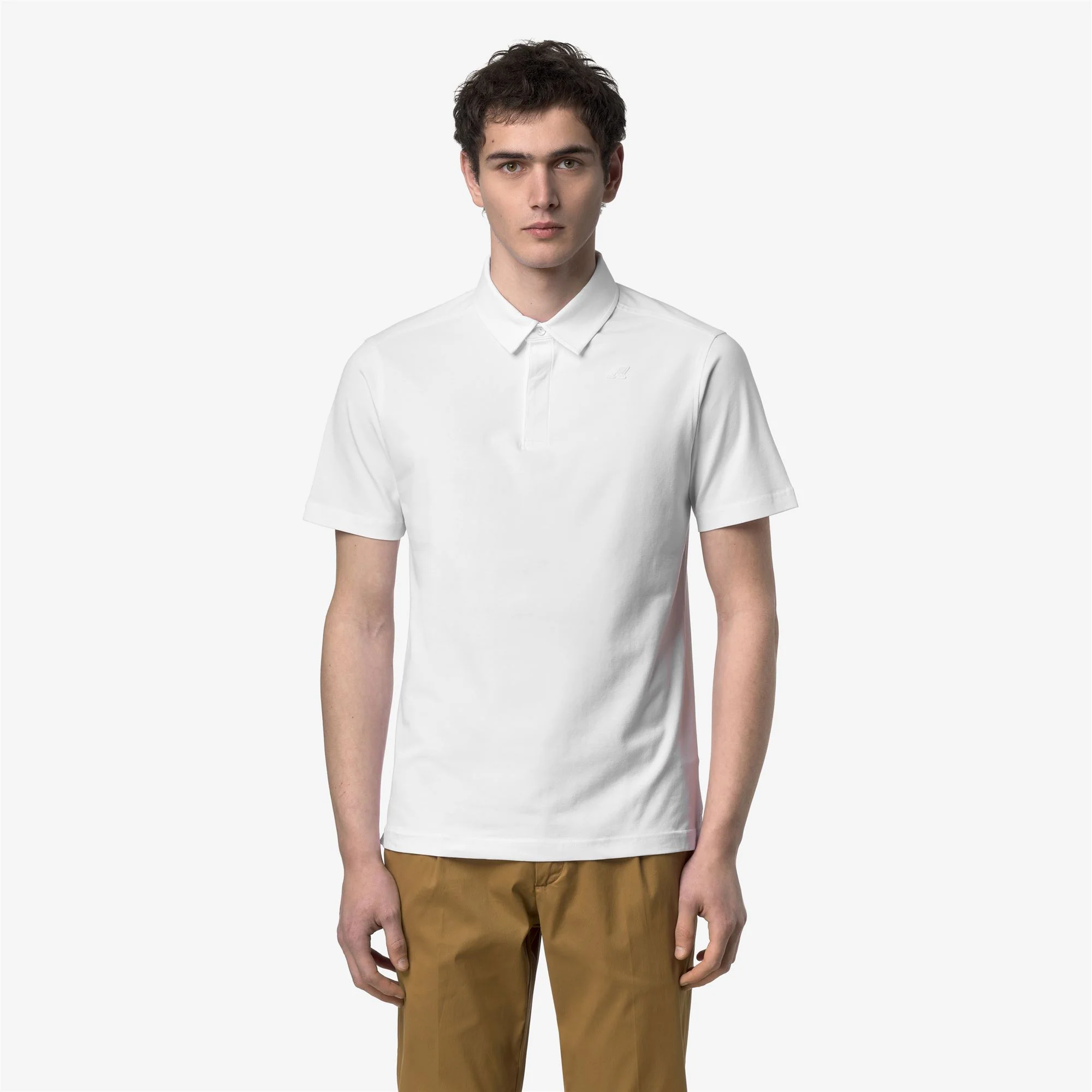 VIGGO LT STRETCH JERSEY SLIM - Polo Shirts - Polo - Man - WHITE - Image 3