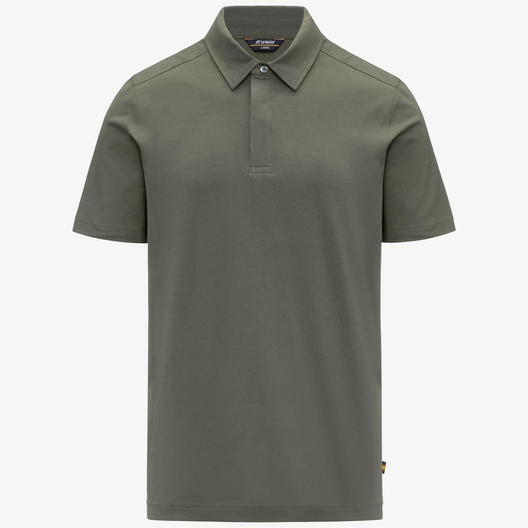 VINCELLE ICE COTTON - Polo Shirts - Polo - Man - GREEN LICHEN