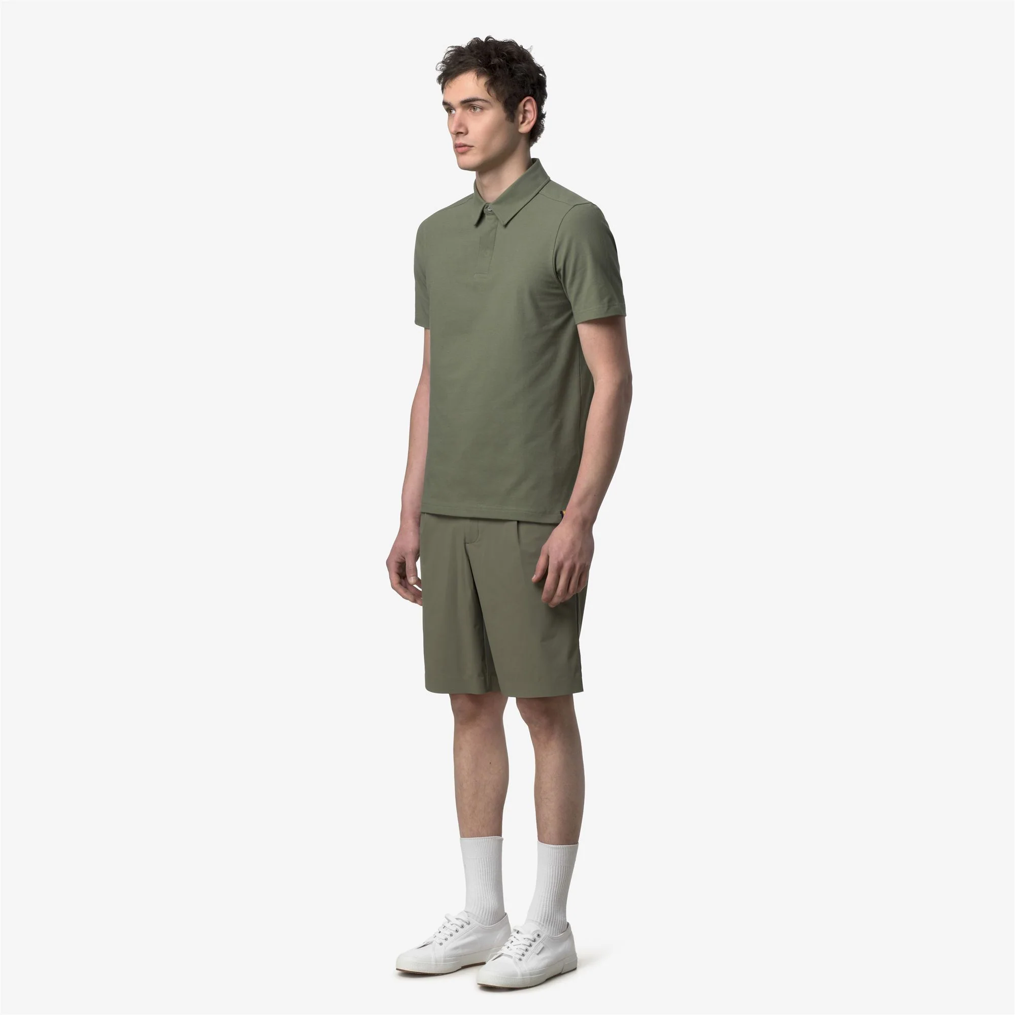 VINCELLE ICE COTTON - Polo Shirts - Polo - Man - GREEN LICHEN - Image 4