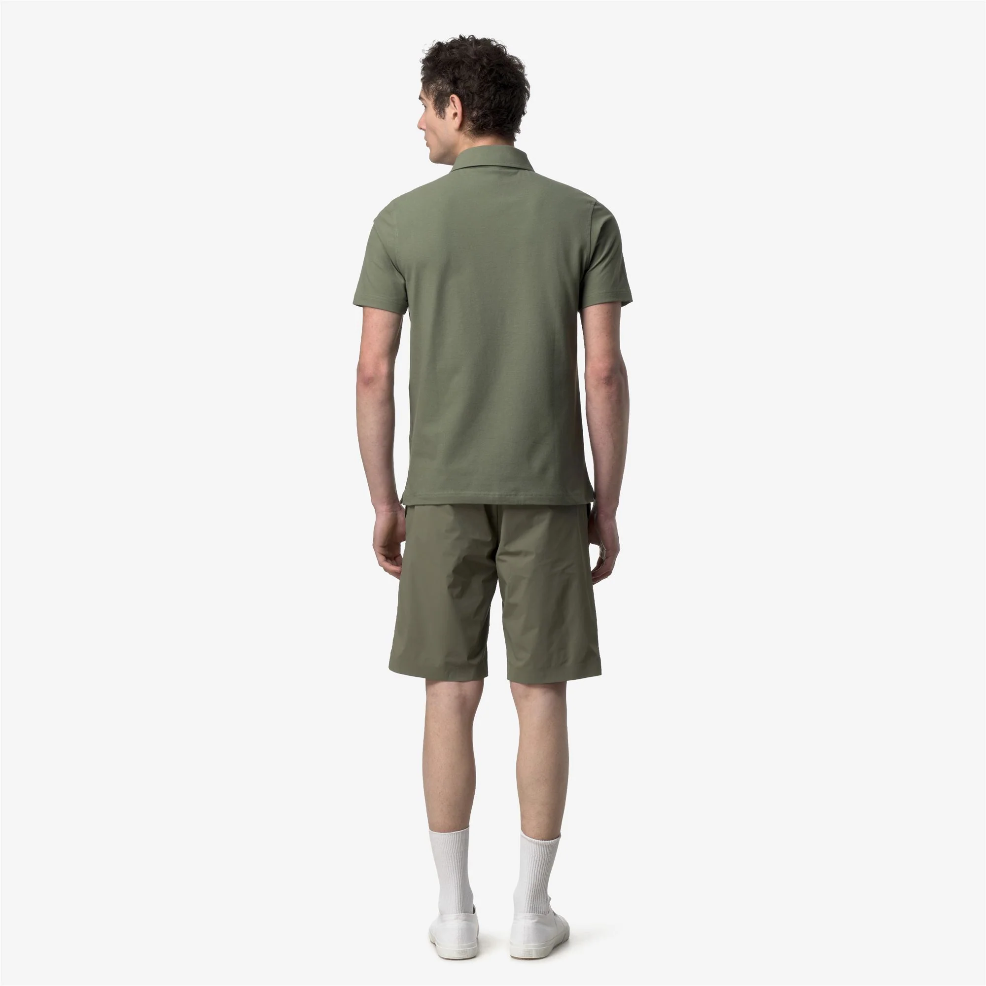 VINCELLE ICE COTTON - Polo Shirts - Polo - Man - GREEN LICHEN - Image 5