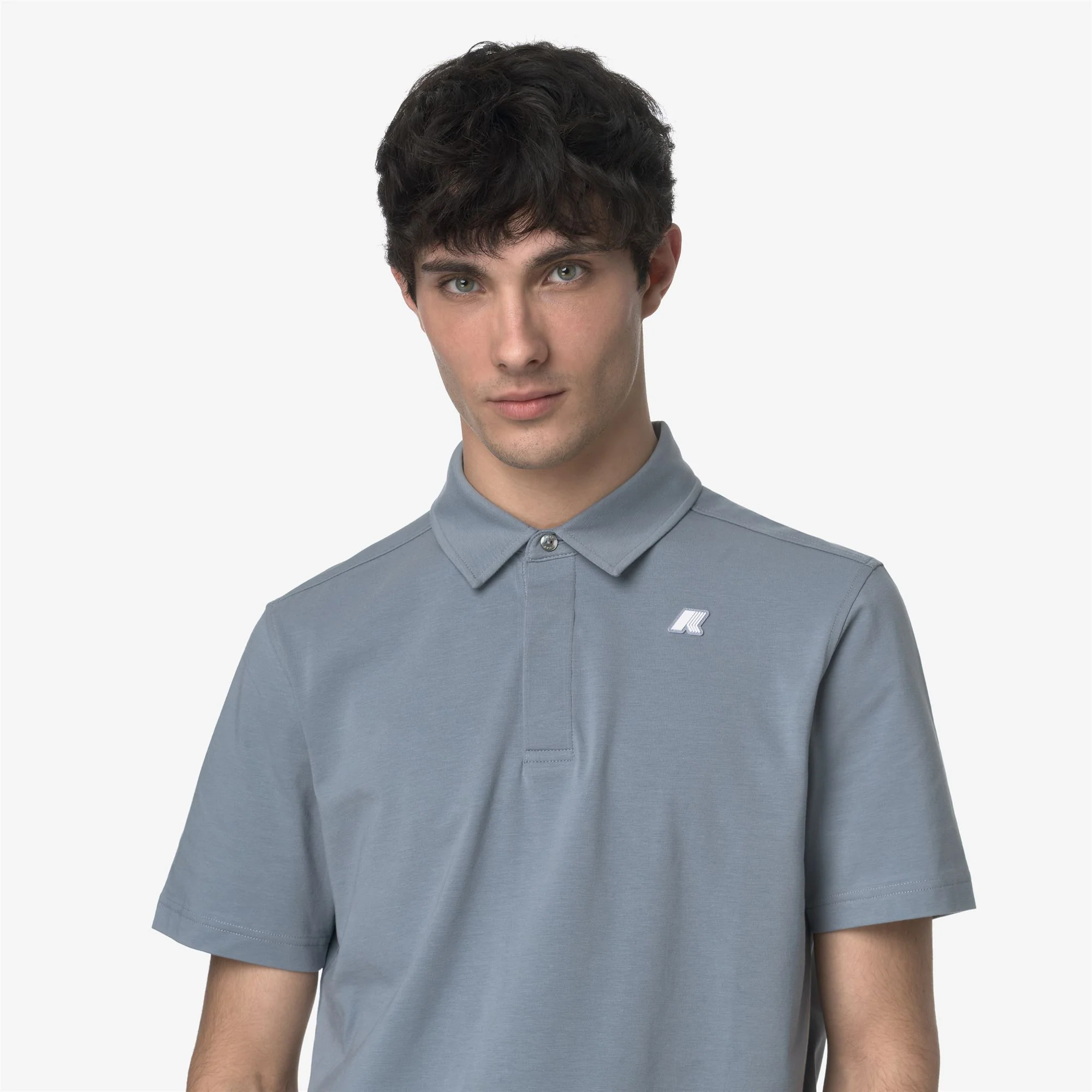 VINCELLE LIGHT STRETCH JERSEY - Polo Shirts - Polo - Man - GREY MD - Image 2