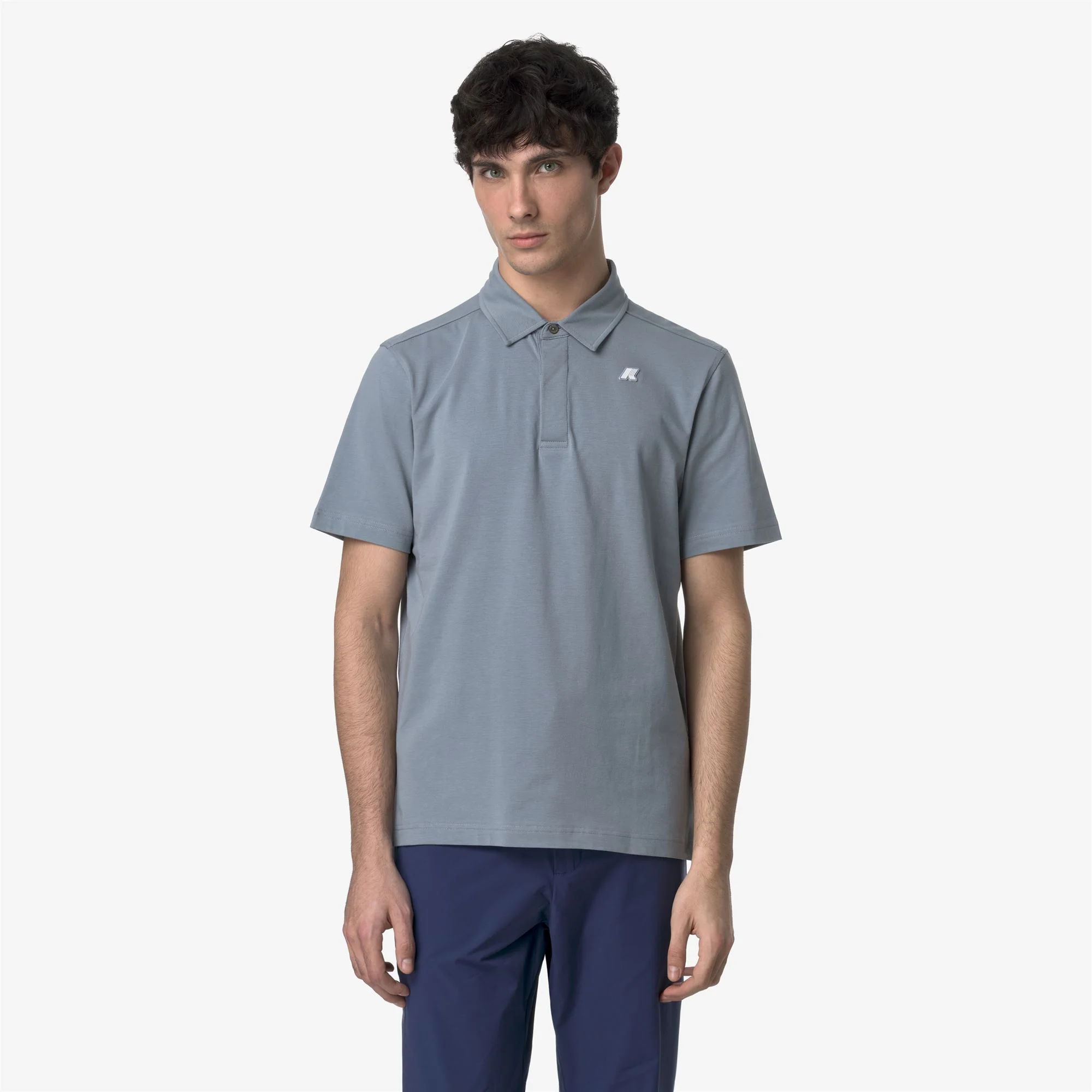 VINCELLE LIGHT STRETCH JERSEY - Polo Shirts - Polo - Man - GREY MD - Image 3
