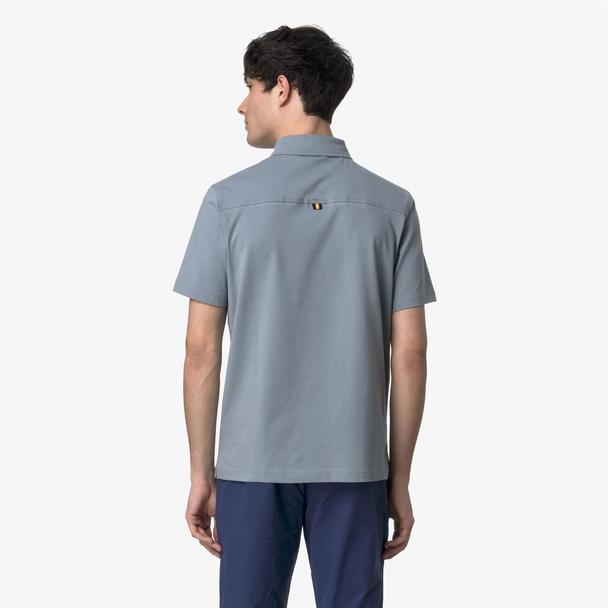 VINCELLE LIGHT STRETCH JERSEY - Polo Shirts - Polo - Man - GREY MD - Image 5