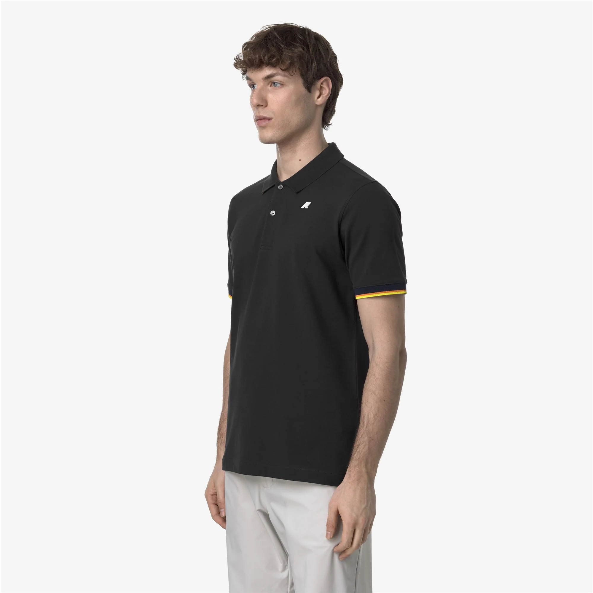 VINCENT PIQUE SLIM - Polo Shirts - Polo - Man - BLACK PURE - Image 4