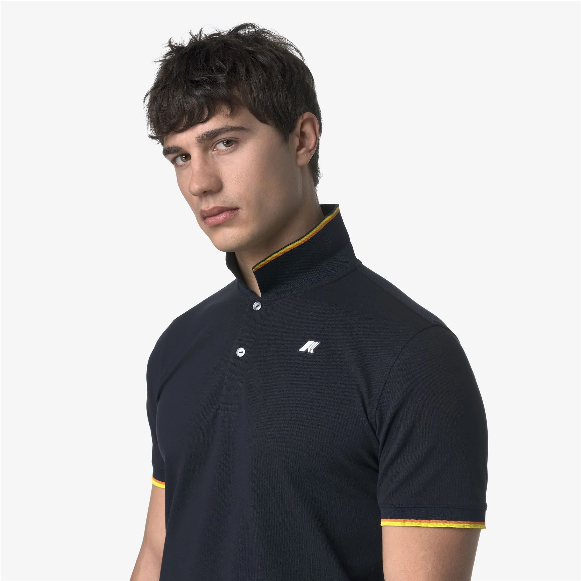 VINCENT PIQUE SLIM - Polo Shirts - Polo - Man - BLUE DEPTH - Image 2