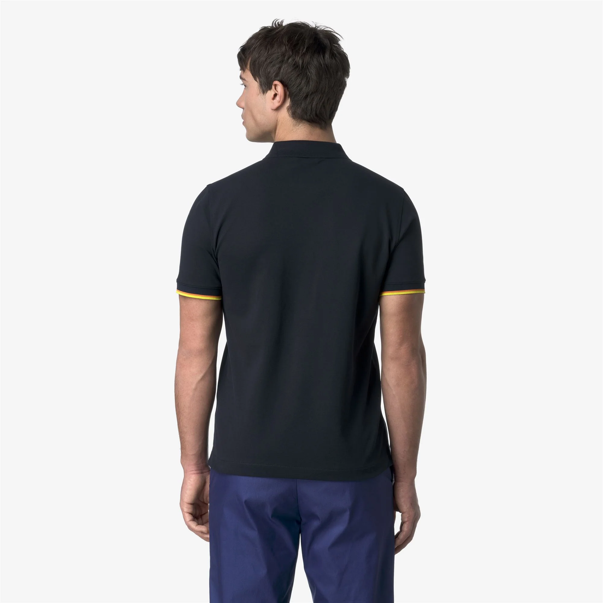VINCENT PIQUE SLIM - Polo Shirts - Polo - Man - BLUE DEPTH - Image 5