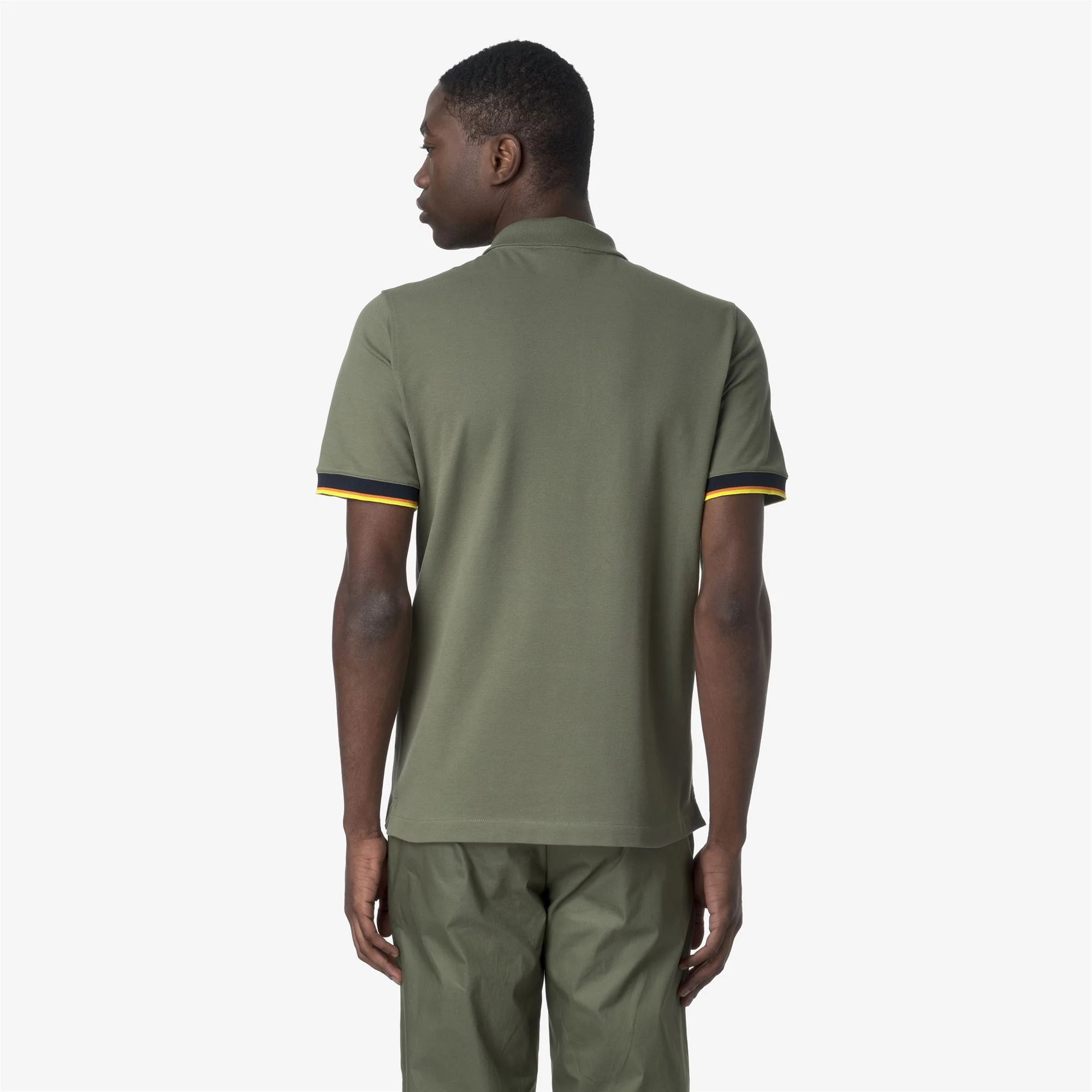 VINCENT PIQUE SLIM - Polo Shirts - Polo - Man - GREEN LICHEN - Image 5