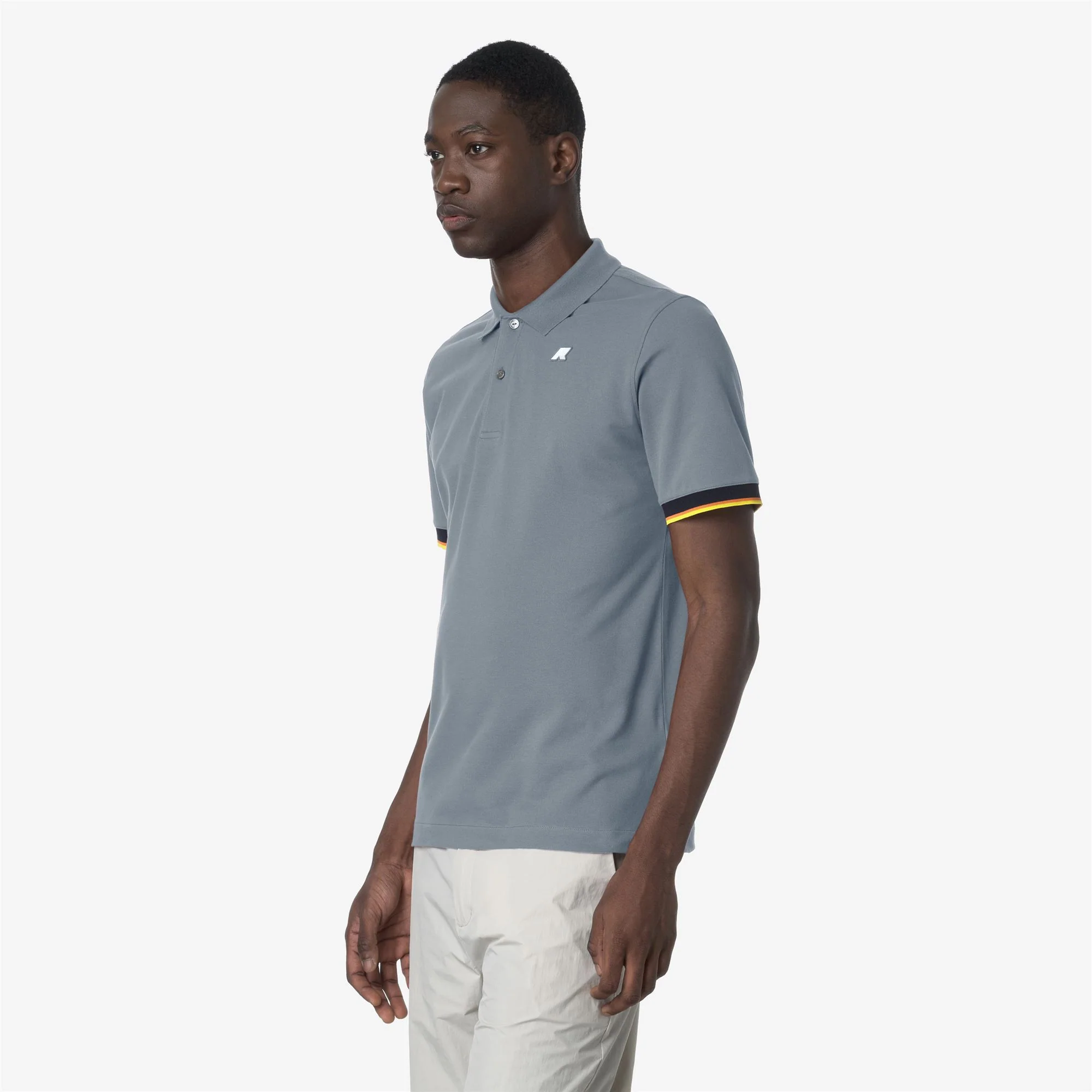 VINCENT PIQUE SLIM - Polo Shirts - Polo - Man - GREY MD - Image 4