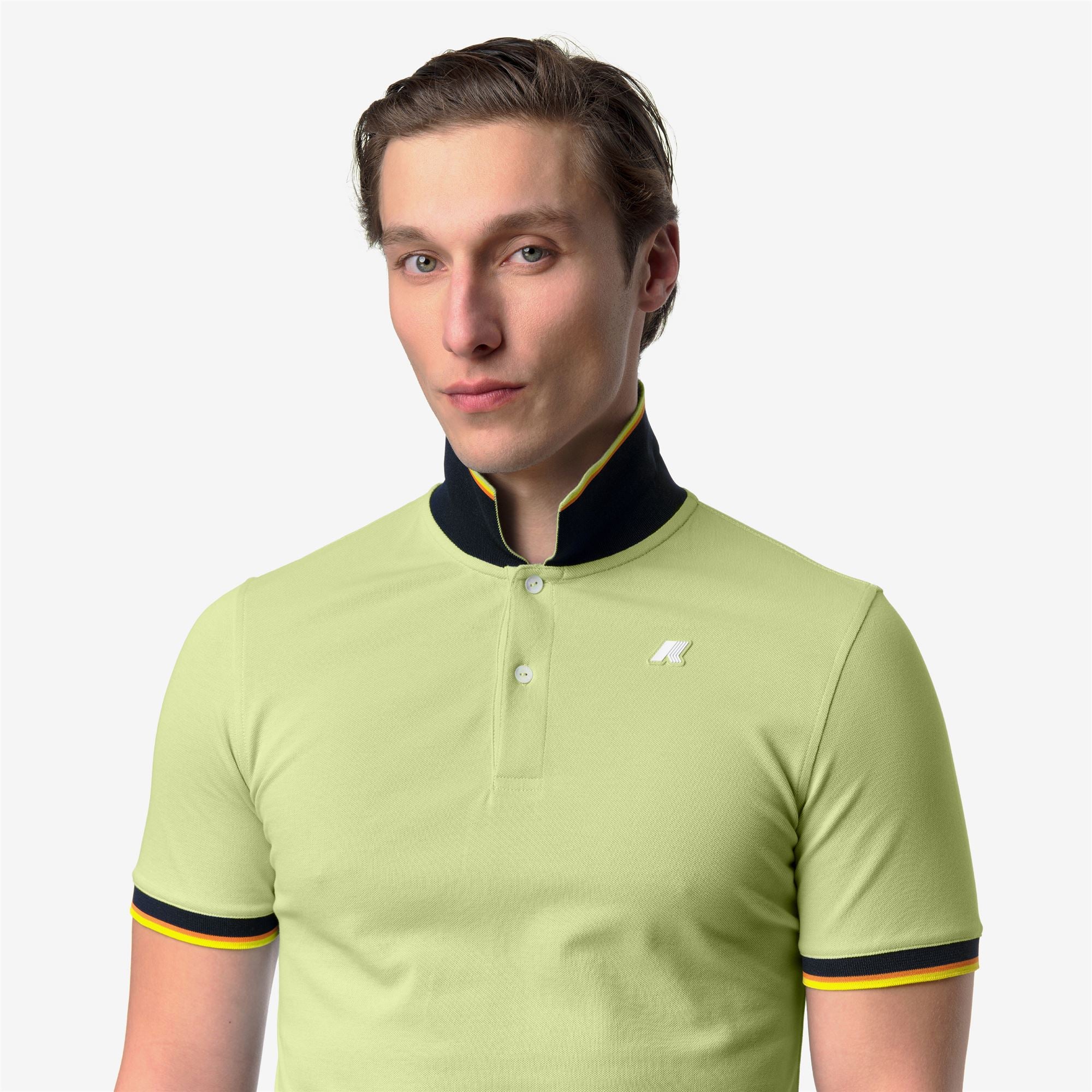 VINCENT PIQUE SLIM - Polo Shirts - Polo - Man - GREEN DK LIME - Image 2
