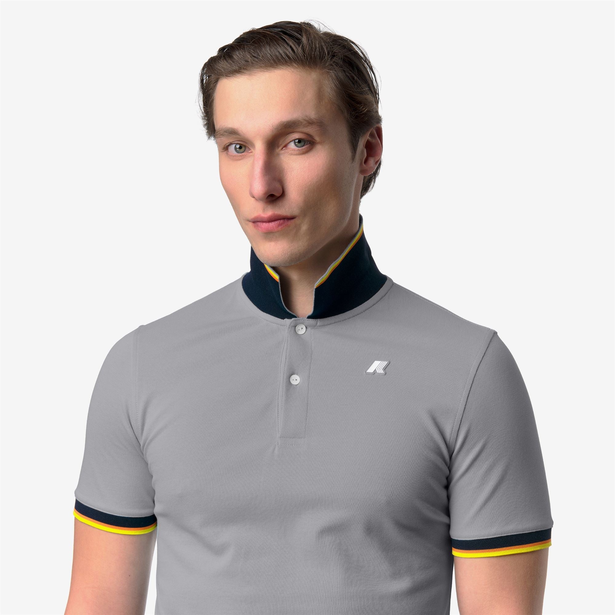 VINCENT PIQUE SLIM - Polo Shirts - Polo - Man - GREY FROST - Image 2