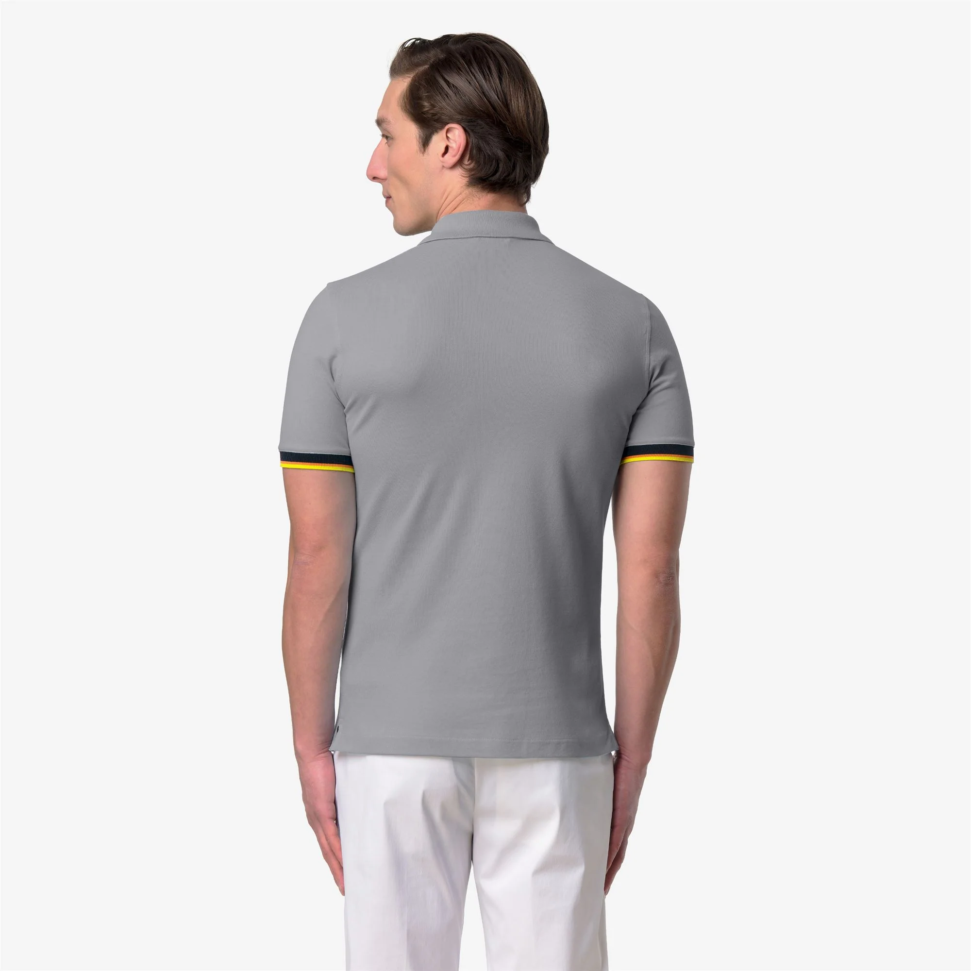 VINCENT PIQUE SLIM - Polo Shirts - Polo - Man - GREY FROST - Image 5
