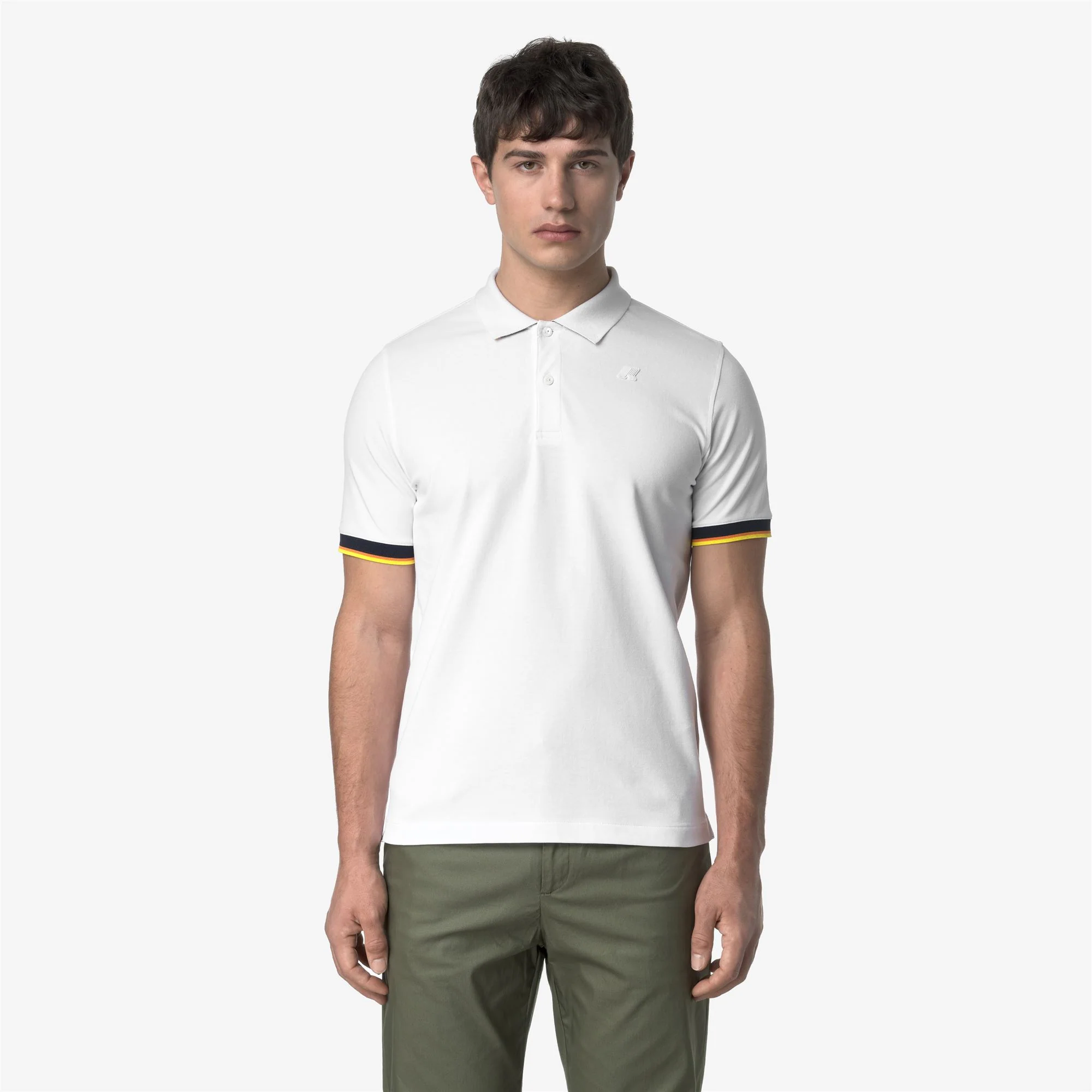 VINCENT PIQUE SLIM - Polo Shirts - Polo - Man - WHITE - Image 3
