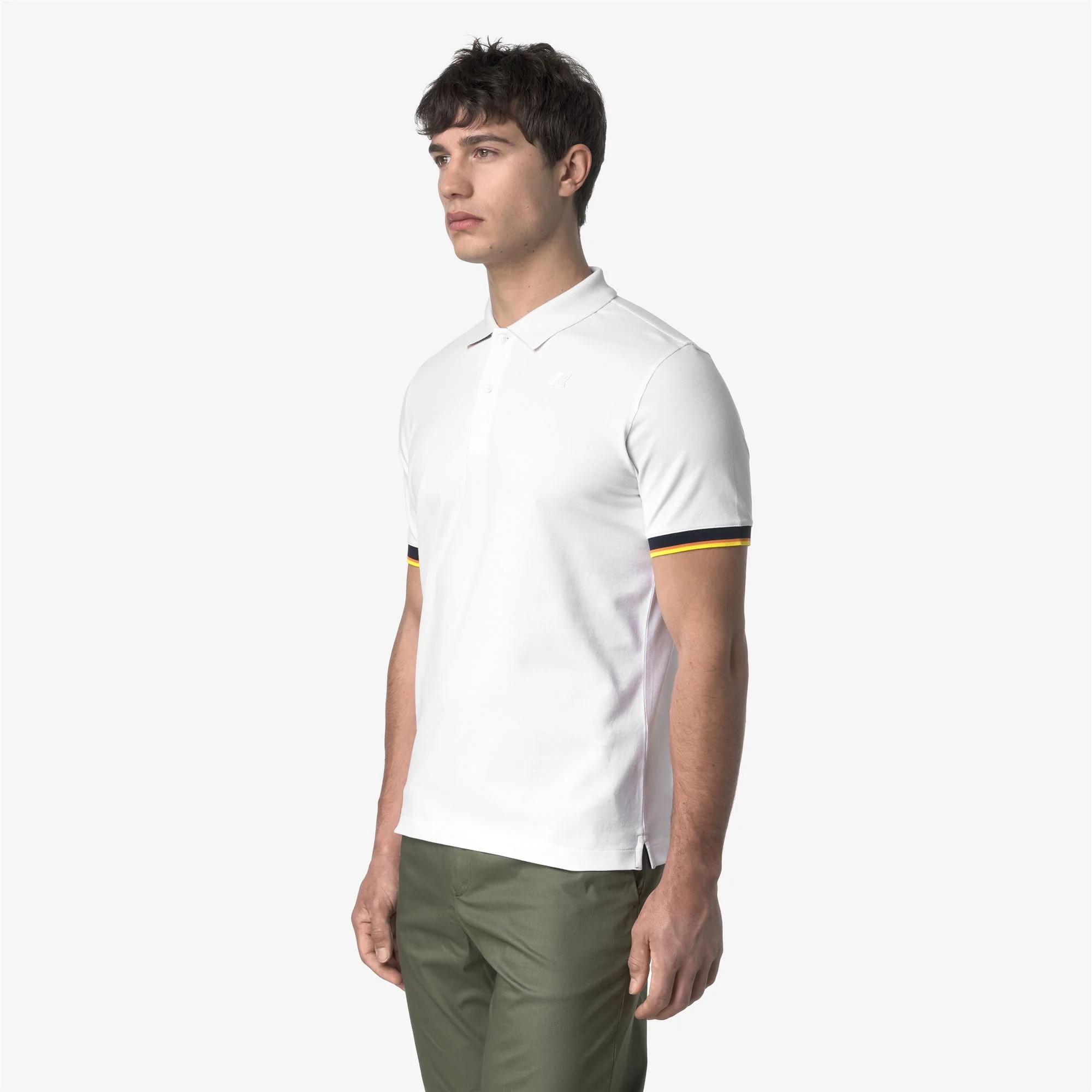 VINCENT PIQUE SLIM - Polo Shirts - Polo - Man - WHITE - Image 4