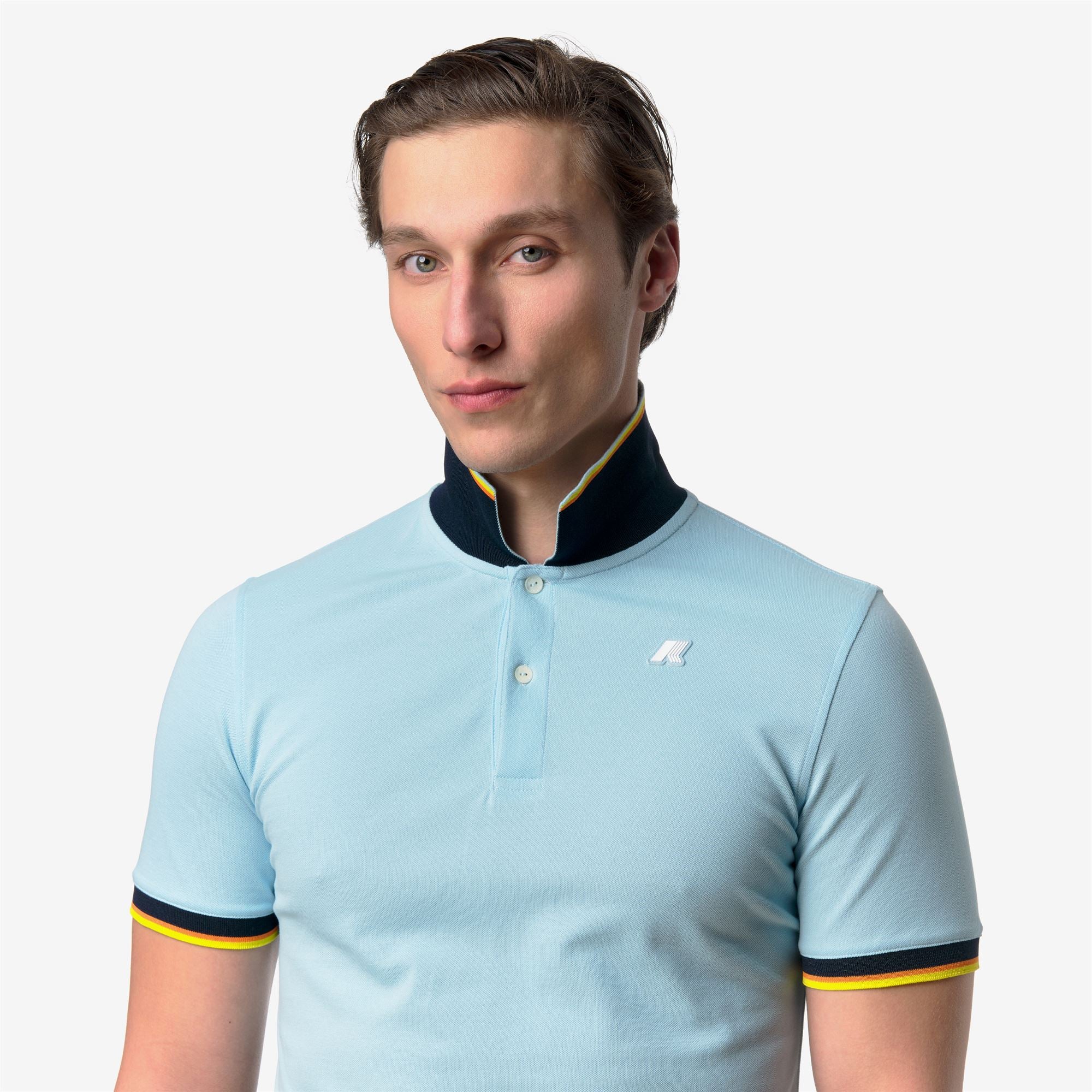 VINCENT PIQUE SLIM - Polo Shirts - Polo - Man - BLUE DREAM - Image 2