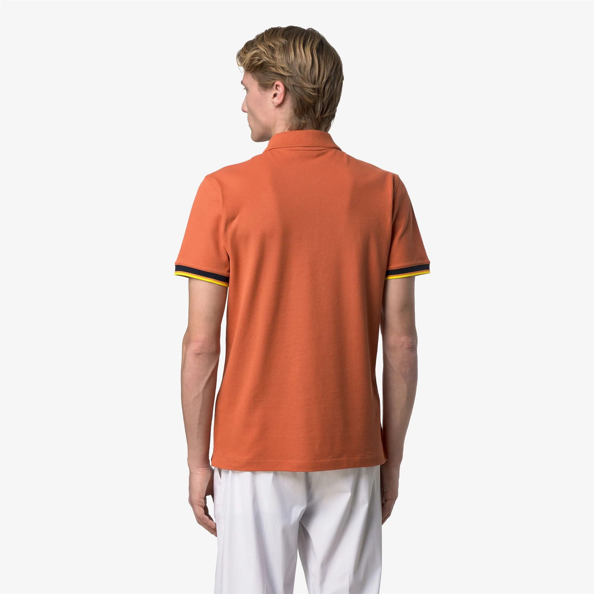 VINCENT PIQUE SLIM - Polo Shirts - Polo - Man - ORANGE BROWNISH - Image 5