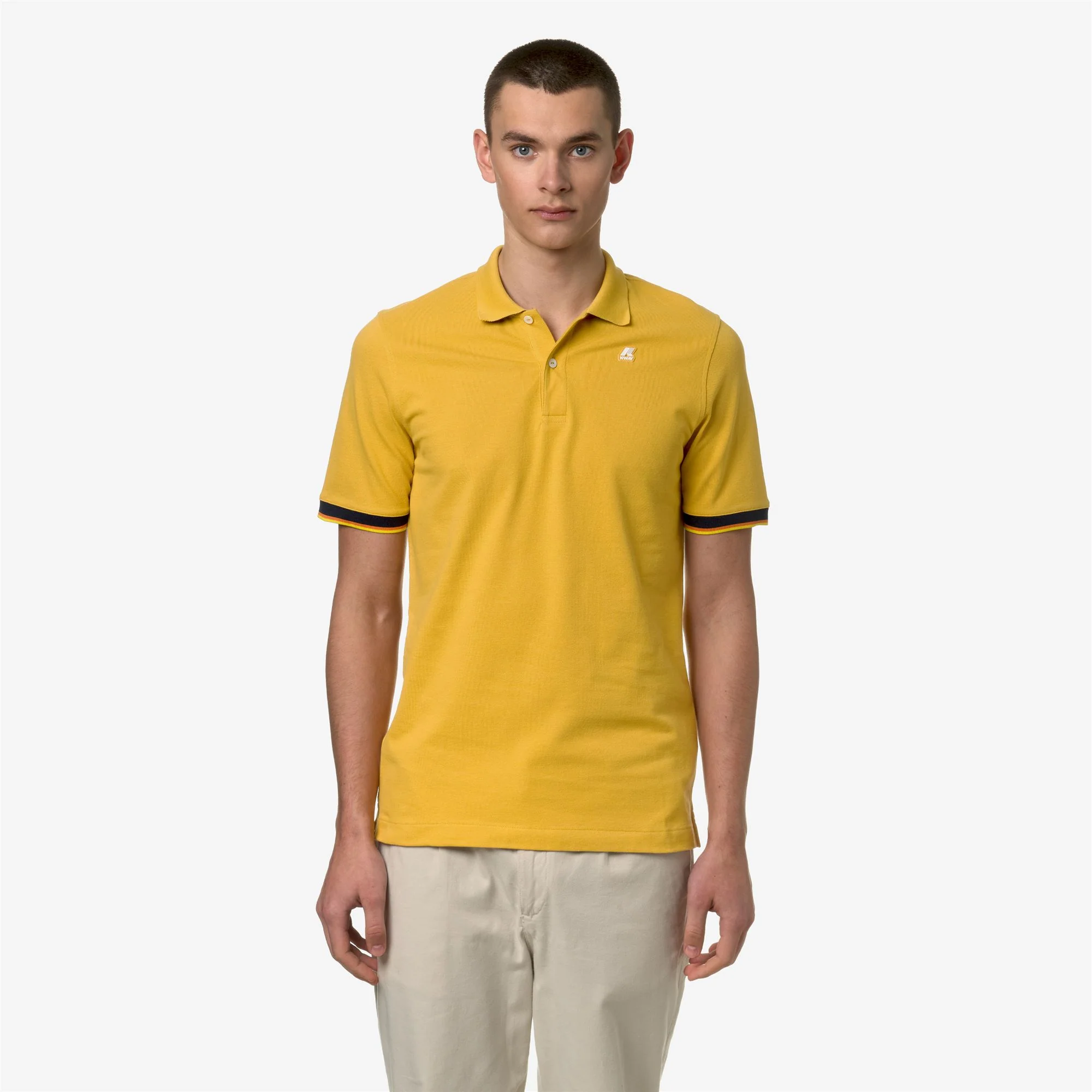 VINCENT - Polo Shirts - Polo - Man - YELLOW MIMOSA - Image 3