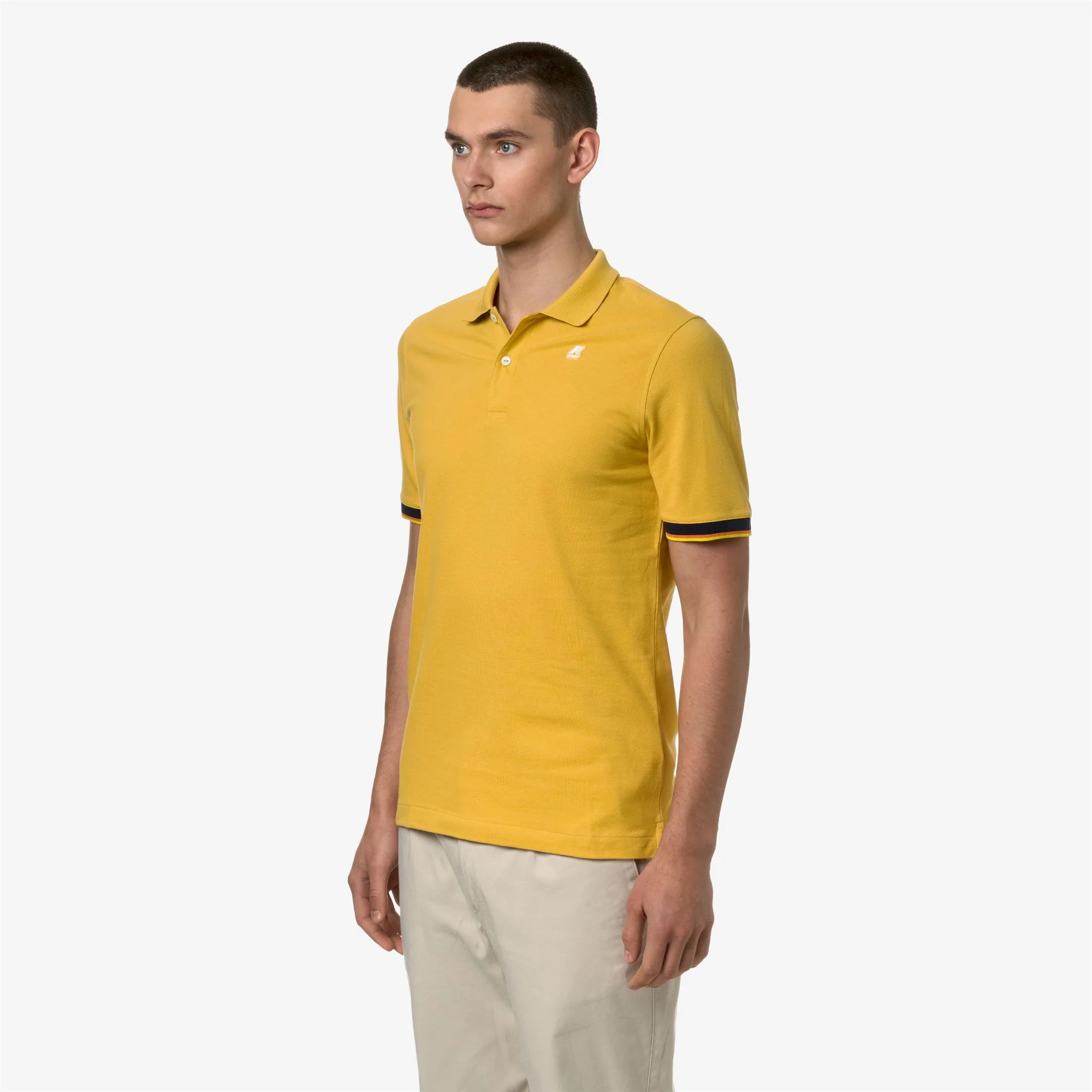 VINCENT - Polo Shirts - Polo - Man - YELLOW MIMOSA - Image 4