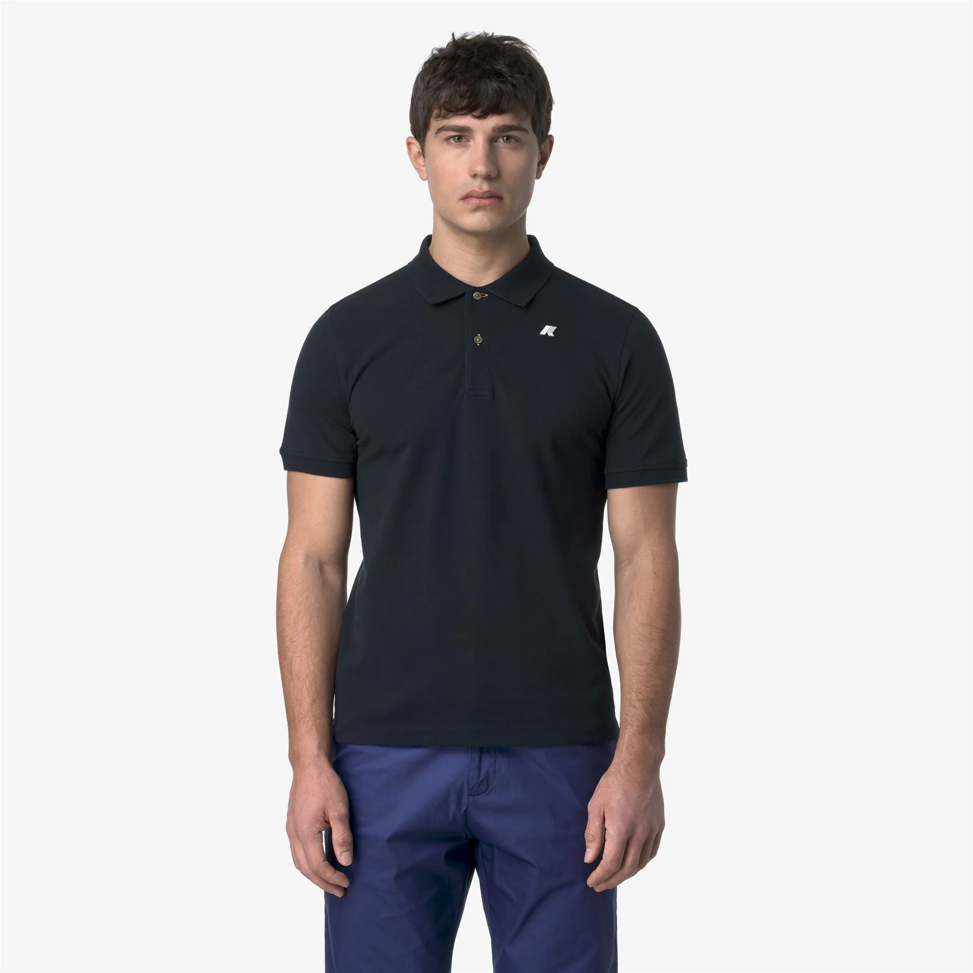 VINNIE PIQUE SLIM - Polo Shirts - Polo - Man - BLUE DEPTH - Image 3