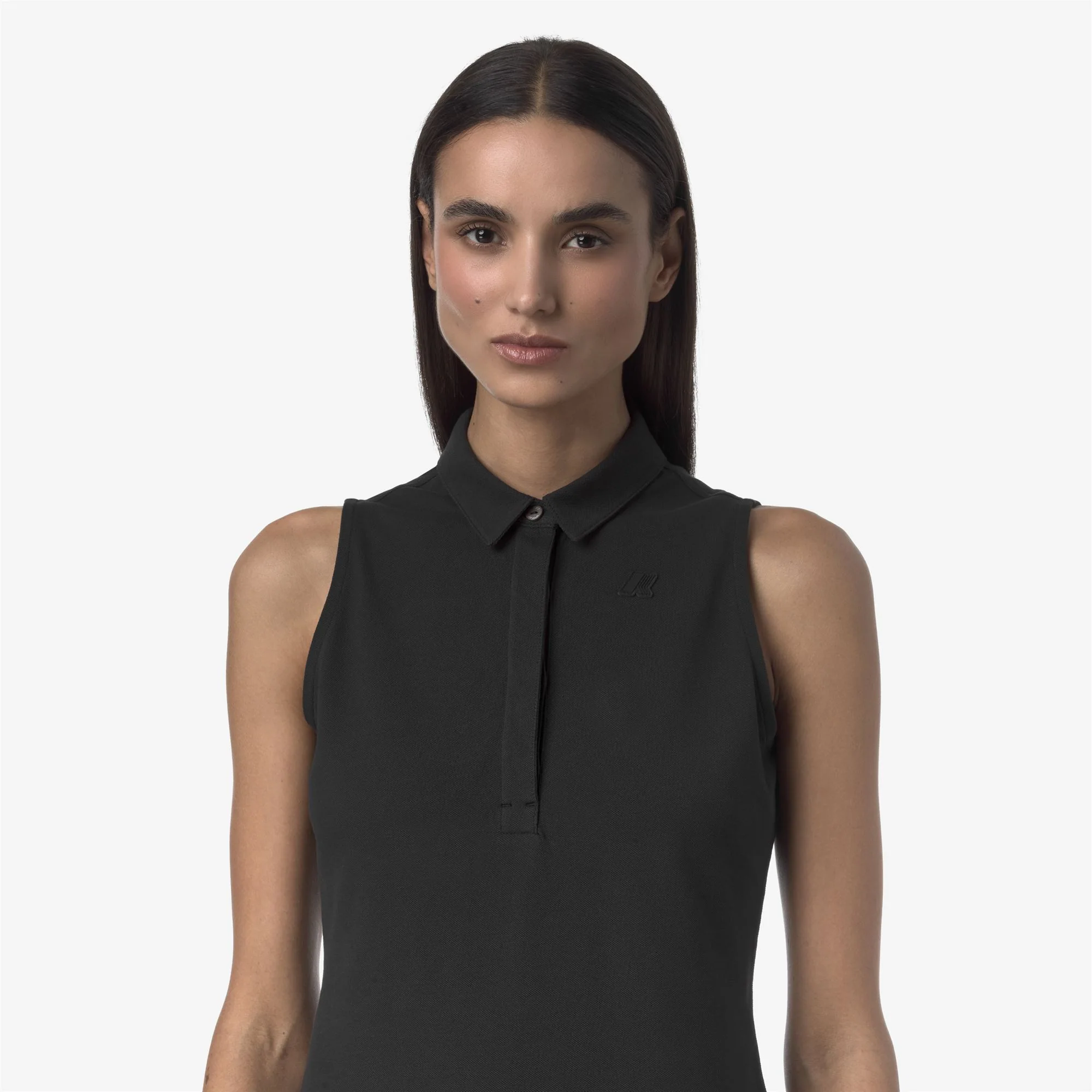 ADOUR PIQUE SLIM - Polo Shirts - Polo - Woman - BLACK PURE - Image 2
