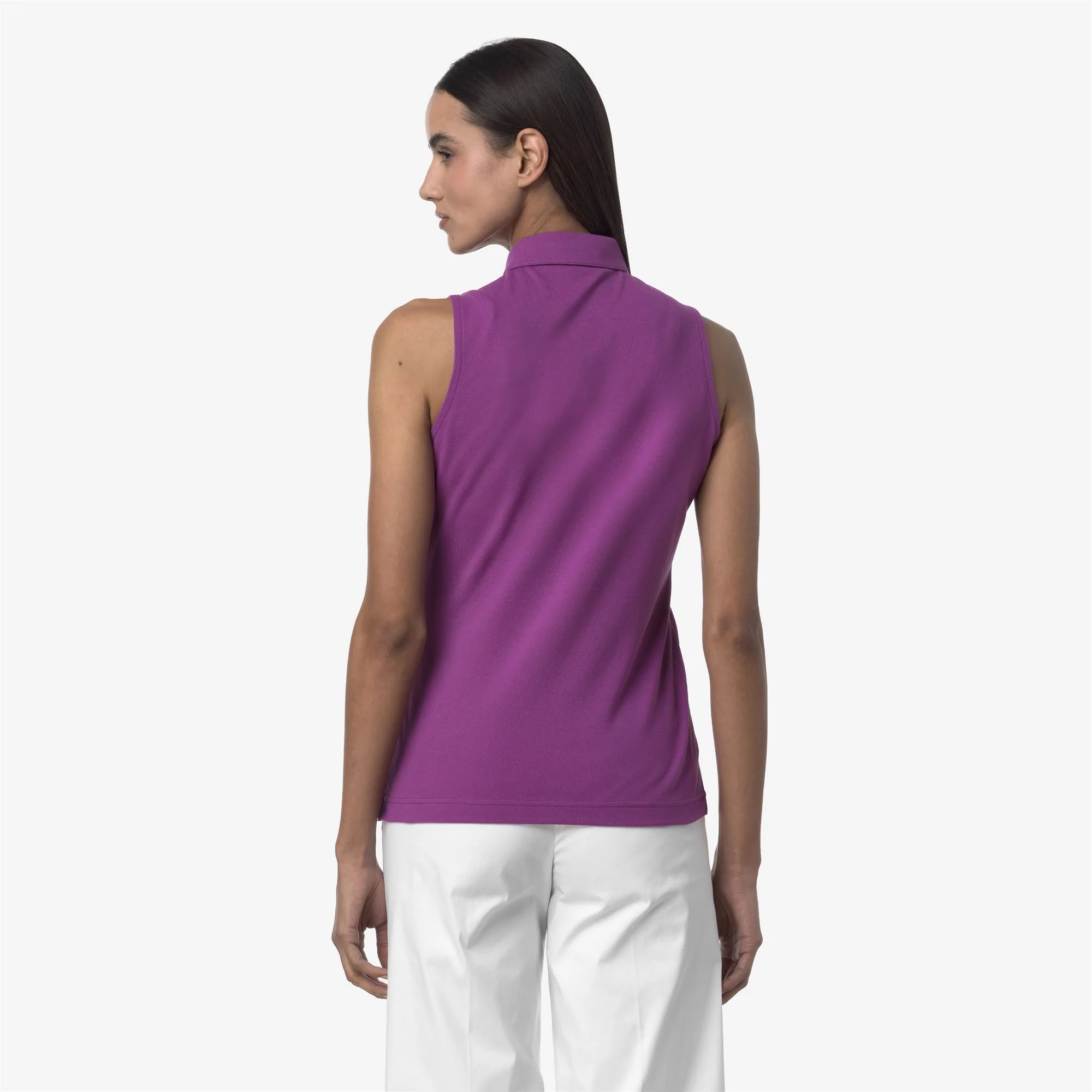 ADOUR PIQUE SLIM - Polo Shirts - Polo - Woman - VIOLET - Image 5