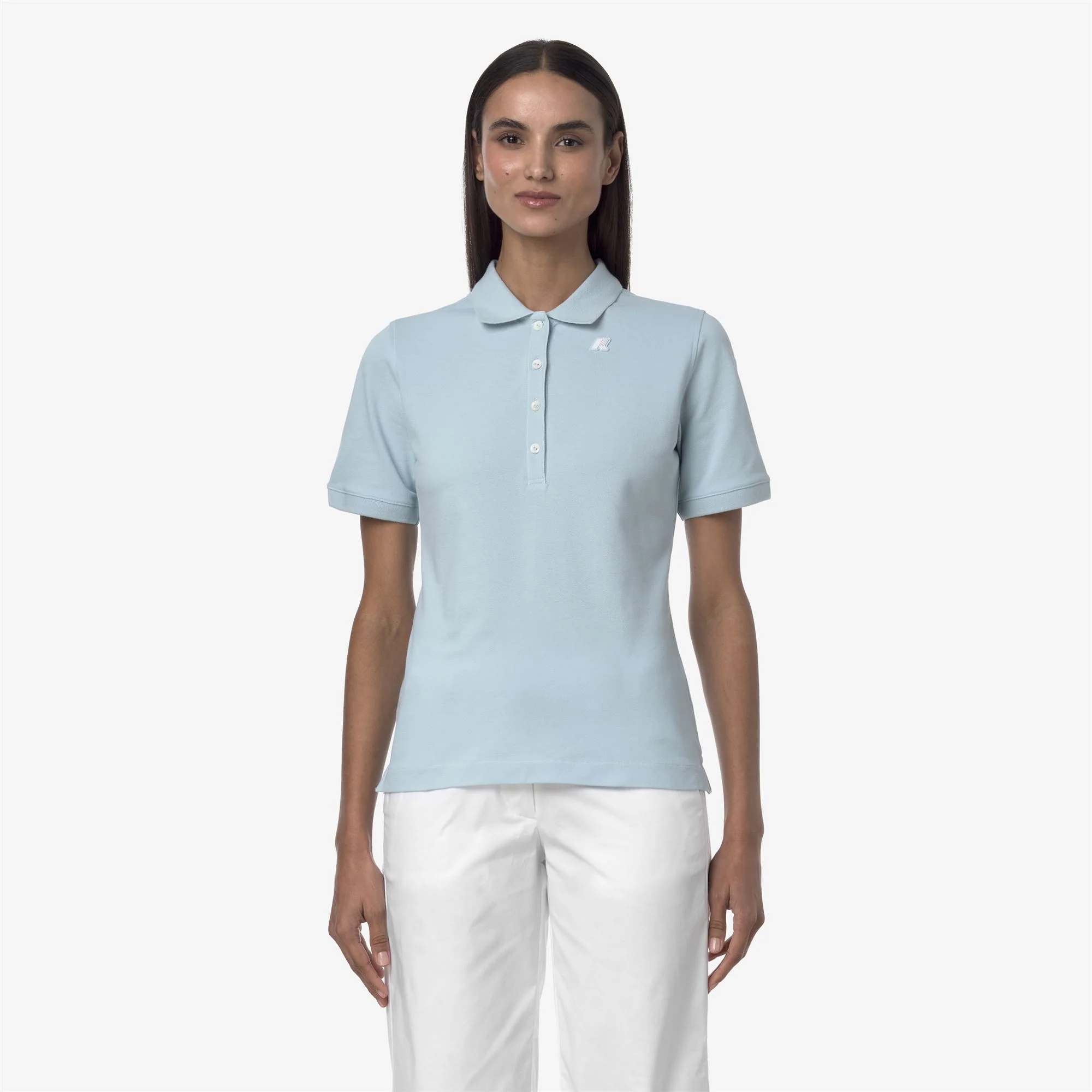 ALI PIQUE REG - Polo Shirts - Polo - Woman - BLUE BABY - Image 3
