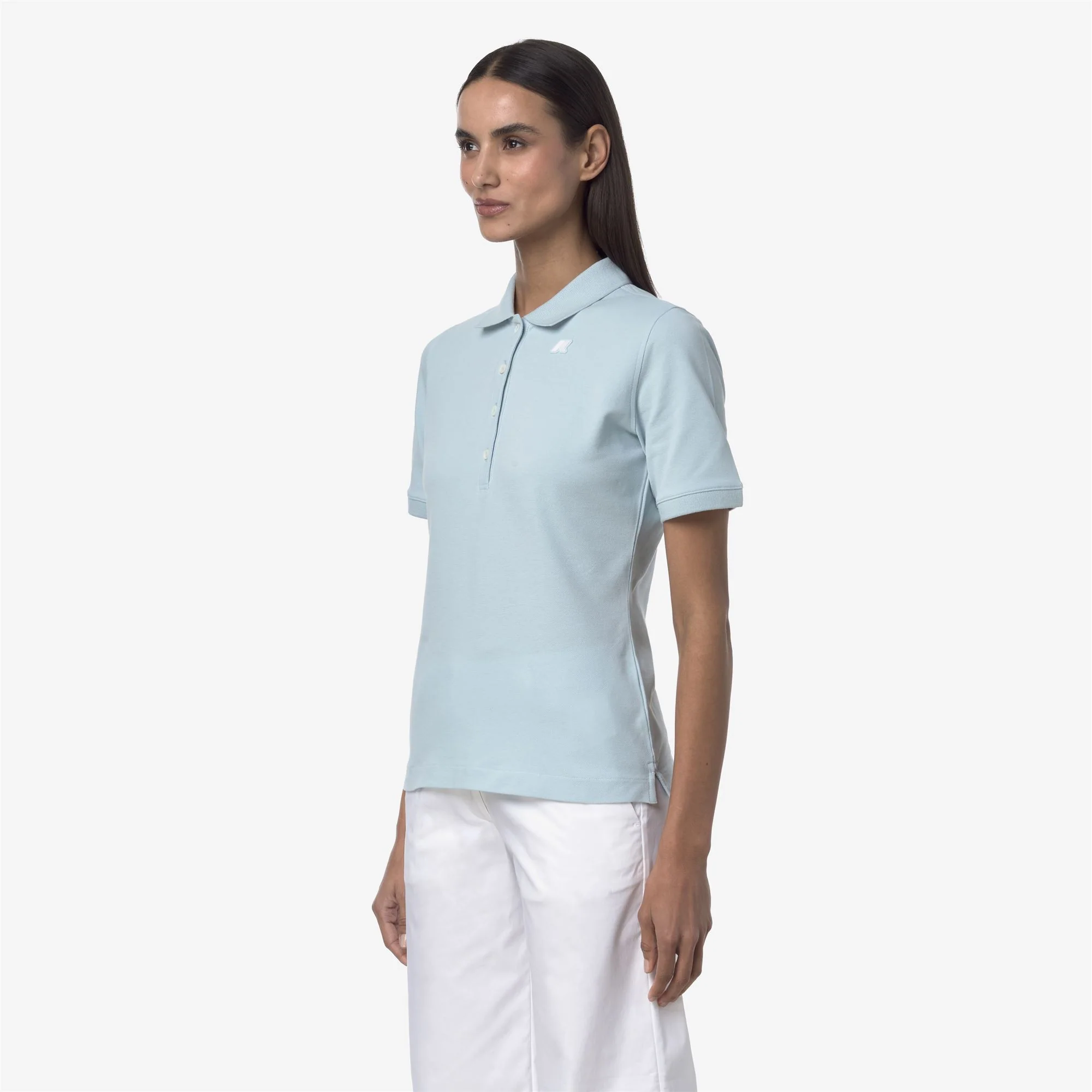 ALI PIQUE REG - Polo Shirts - Polo - Woman - BLUE BABY - Image 4
