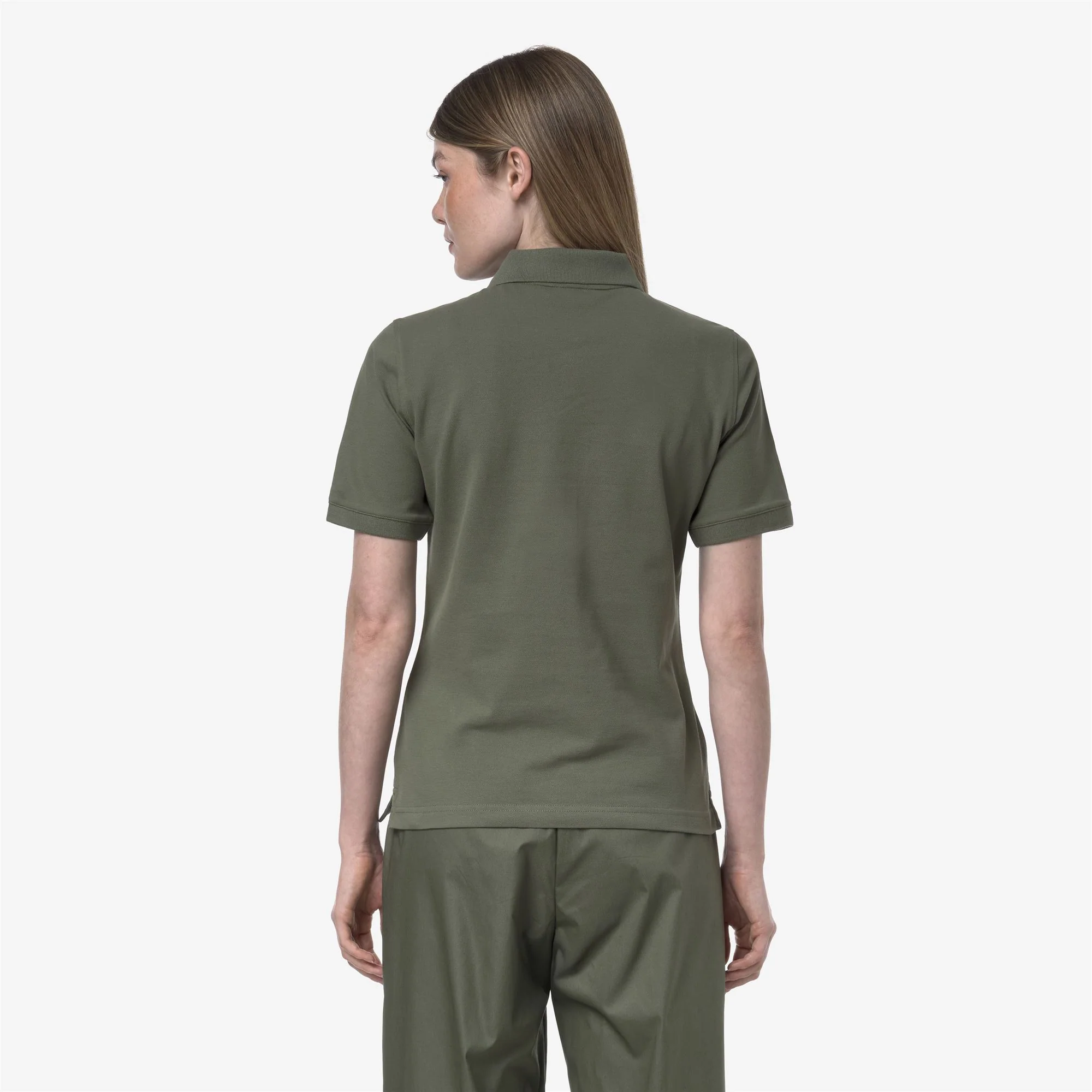 ALI PIQUE REG - Polo Shirts - Polo - Woman - GREEN LICHEN - Image 5