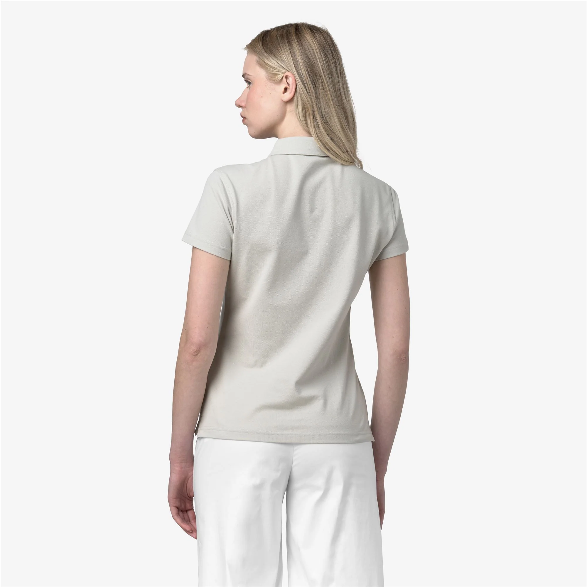 AMEDEA PIQUE SLIM - Polo Shirts - Polo - Woman - BEIGE LT - Image 5
