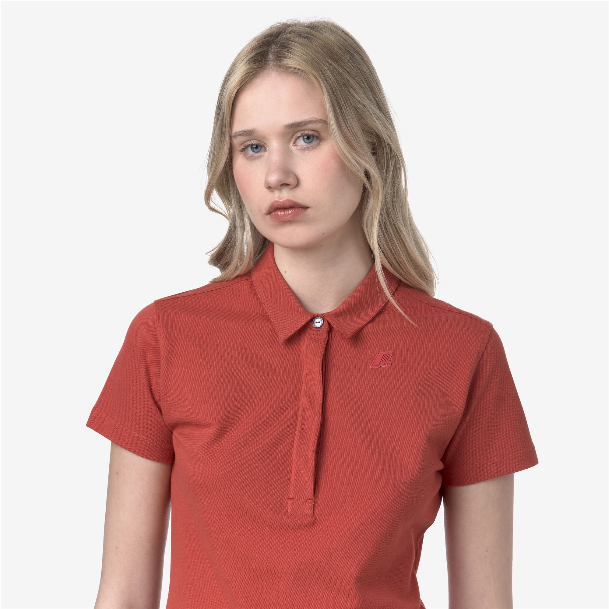 AMEDEA PIQUE SLIM - Polo Shirts - Polo - Woman - RED JASPER - Image 2