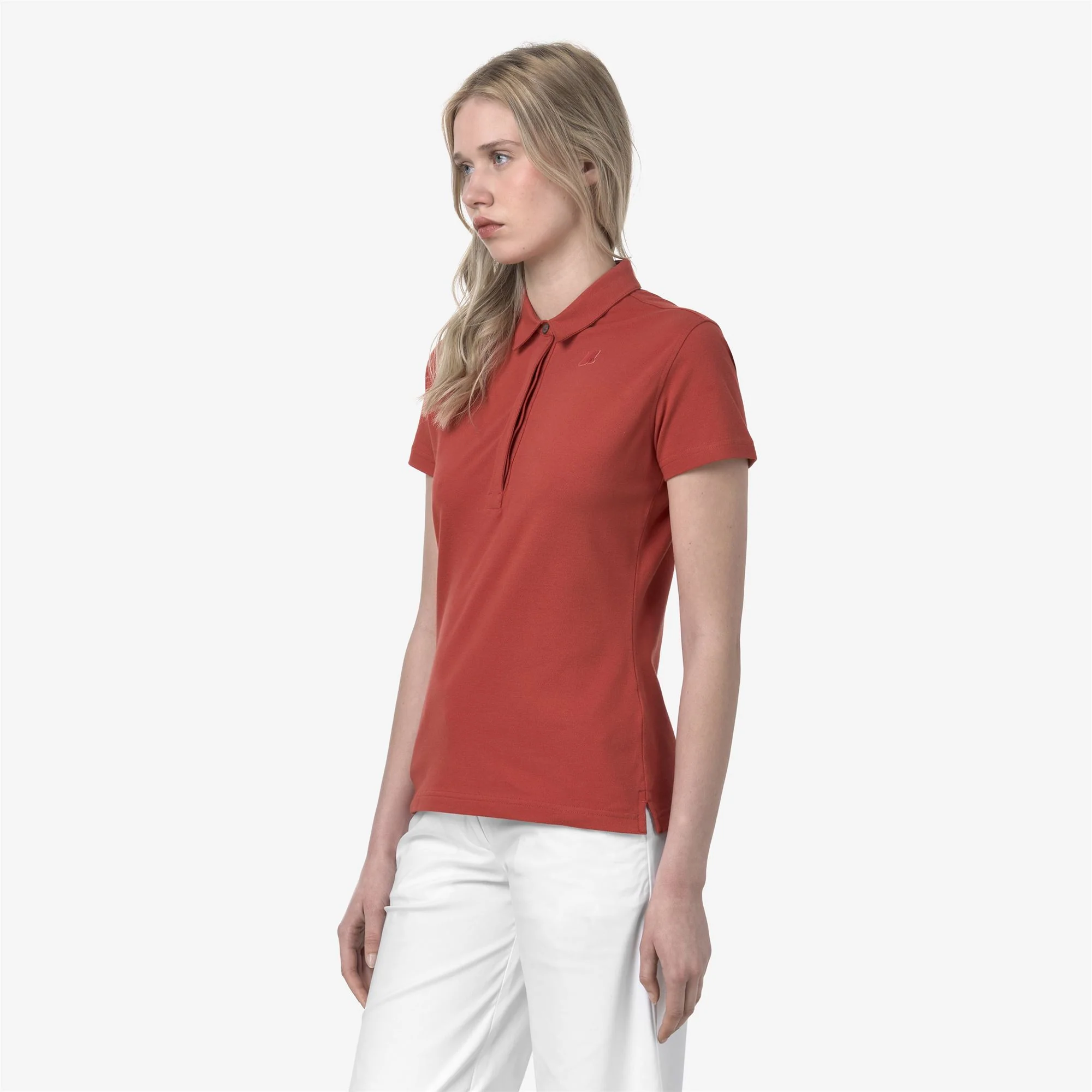 AMEDEA PIQUE SLIM - Polo Shirts - Polo - Woman - RED JASPER - Image 4