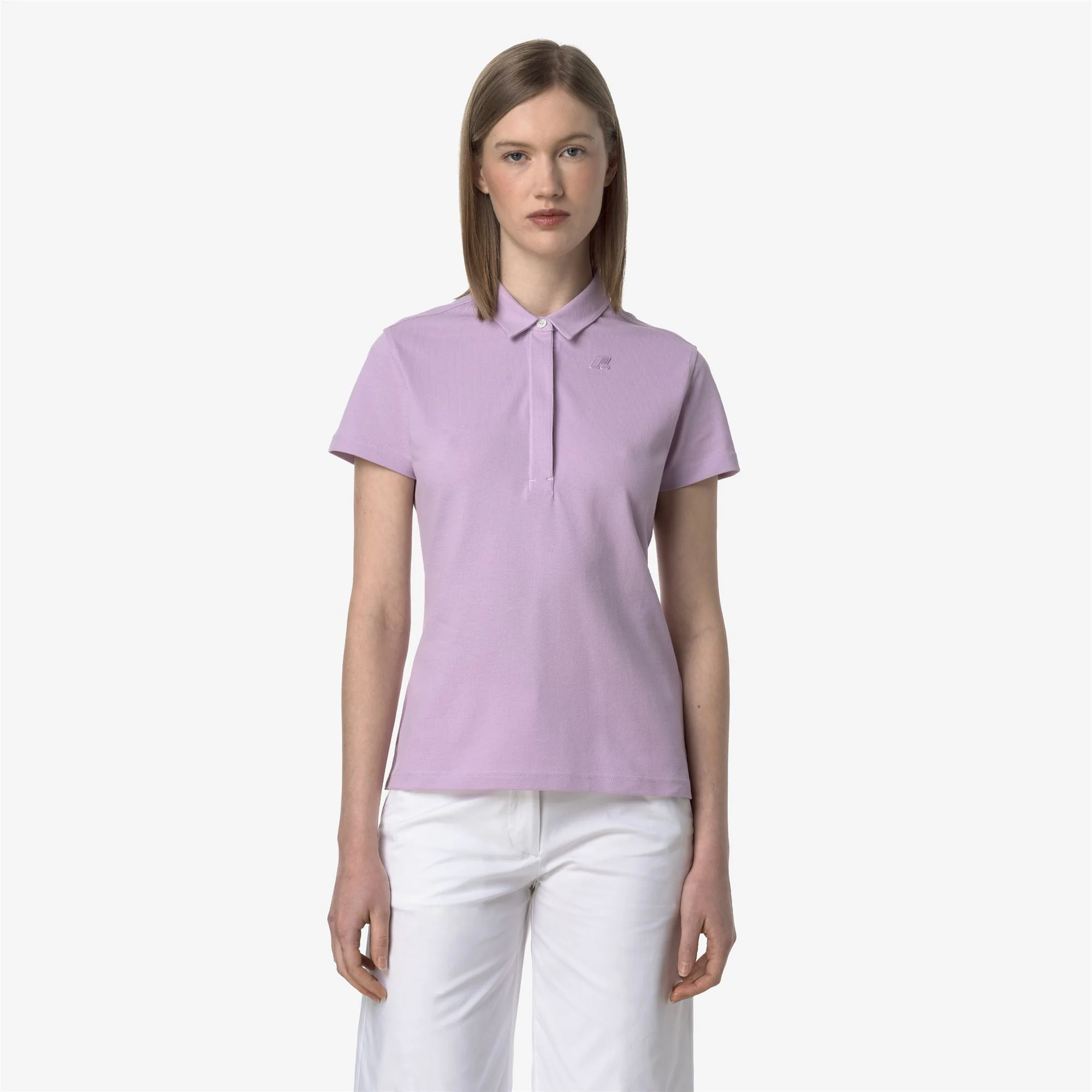 AMEDEA PIQUE SLIM - Polo Shirts - Polo - Woman - VIOLET LT LILAC - Image 3