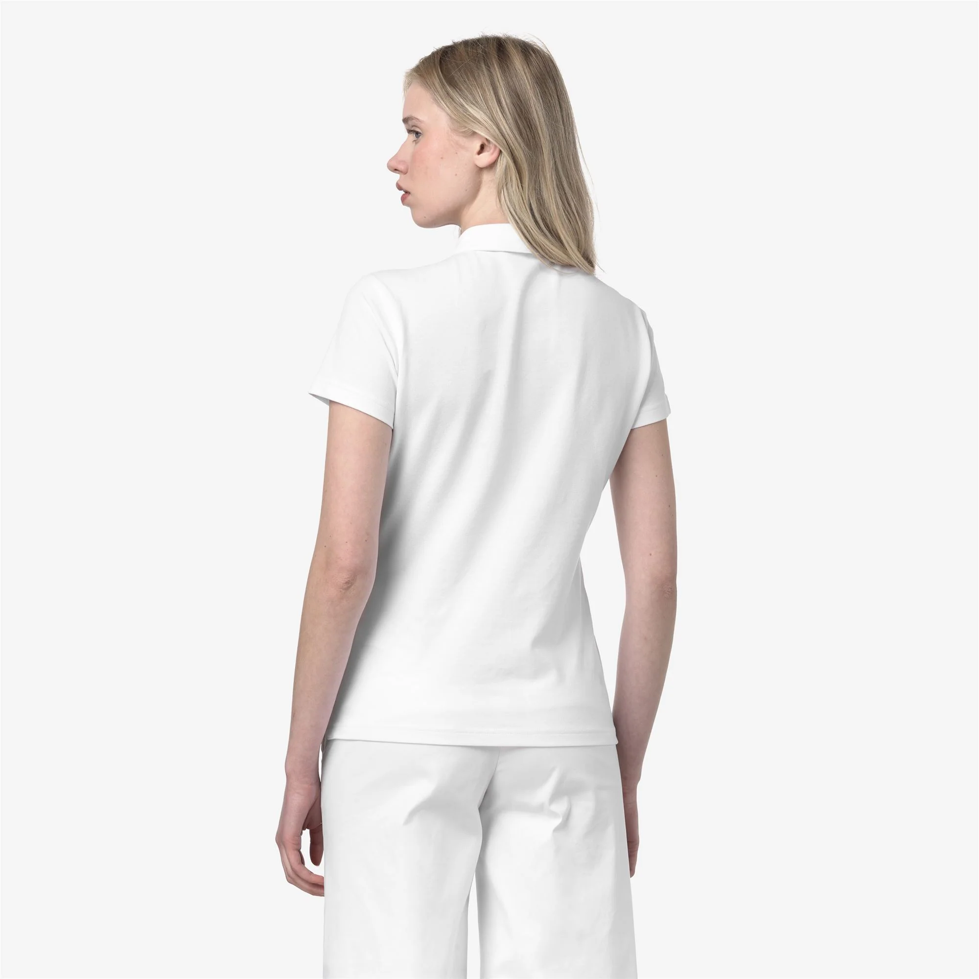AMEDEA PIQUE SLIM - Polo Shirts - Polo - Woman - WHITE - Image 5
