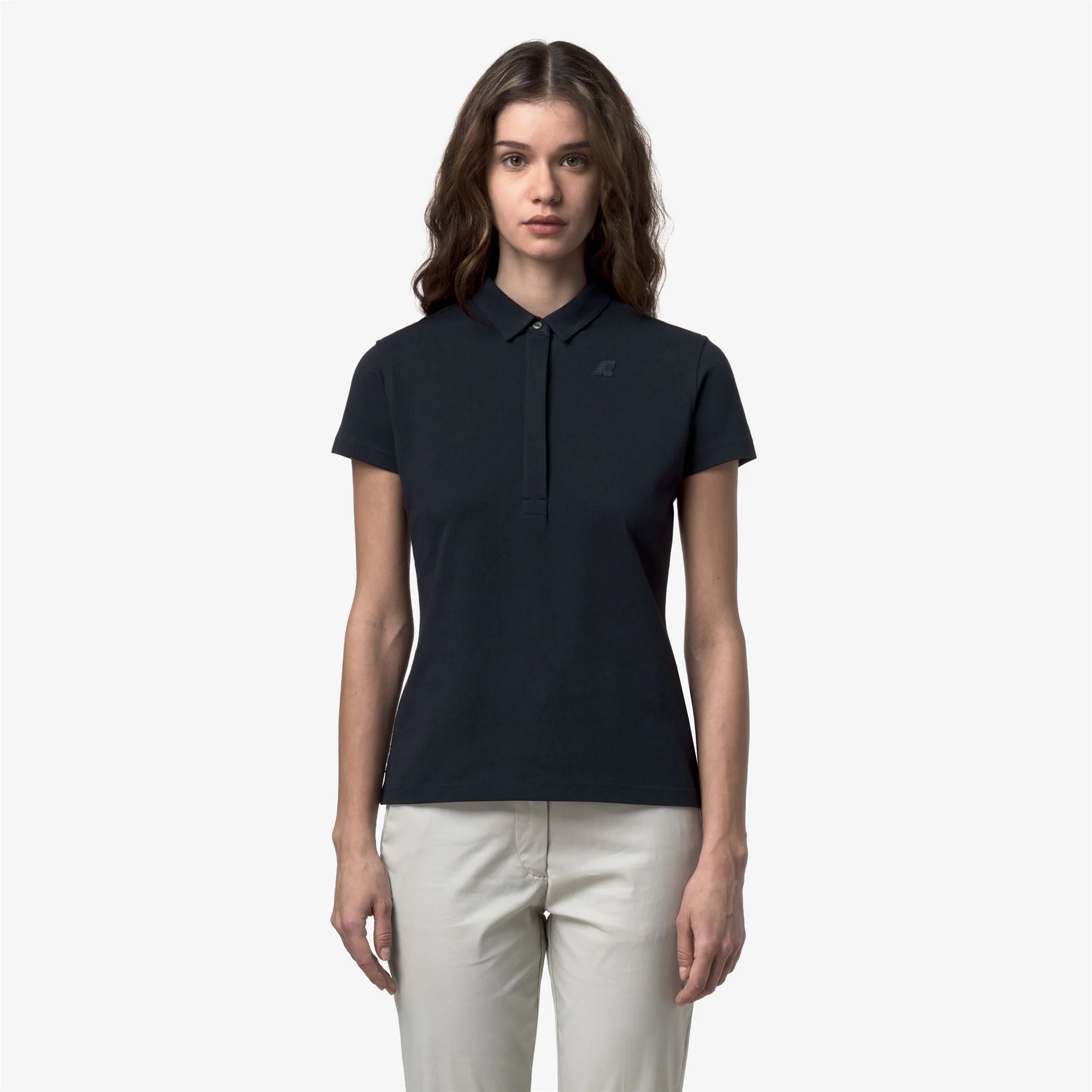 AMEDEA PIQUE SLIM - Polo Shirts - Polo - Woman - BLUE DEPTH - Image 3