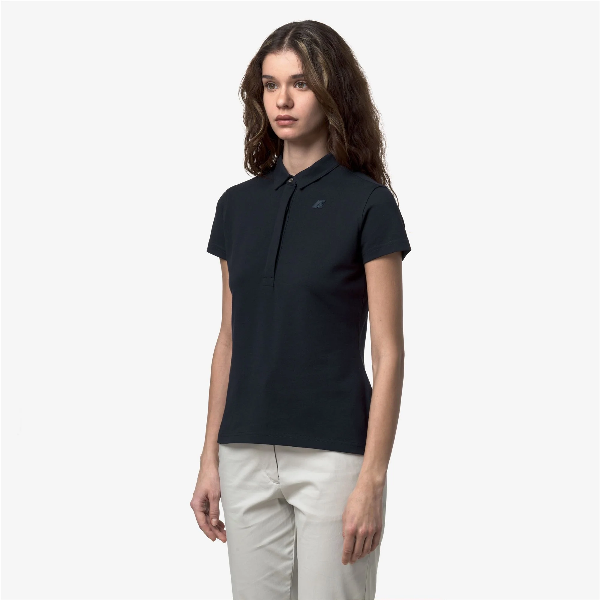 AMEDEA PIQUE SLIM - Polo Shirts - Polo - Woman - BLUE DEPTH - Image 4